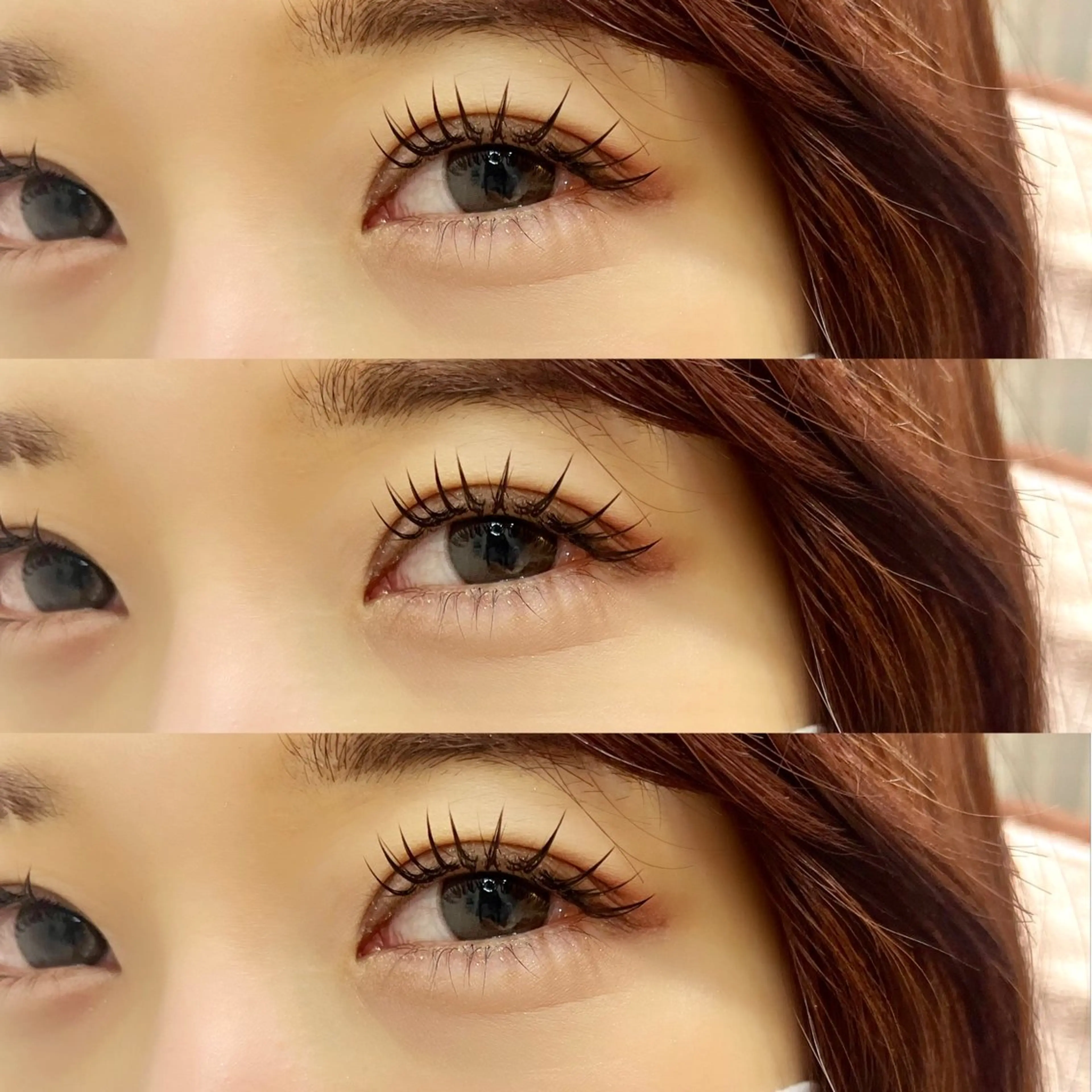 【下がりまつ毛さんに人気No.1🐣💖】アップワードラッシュ×毛質フラットラッシュ100本【初回オフ無料】の写真