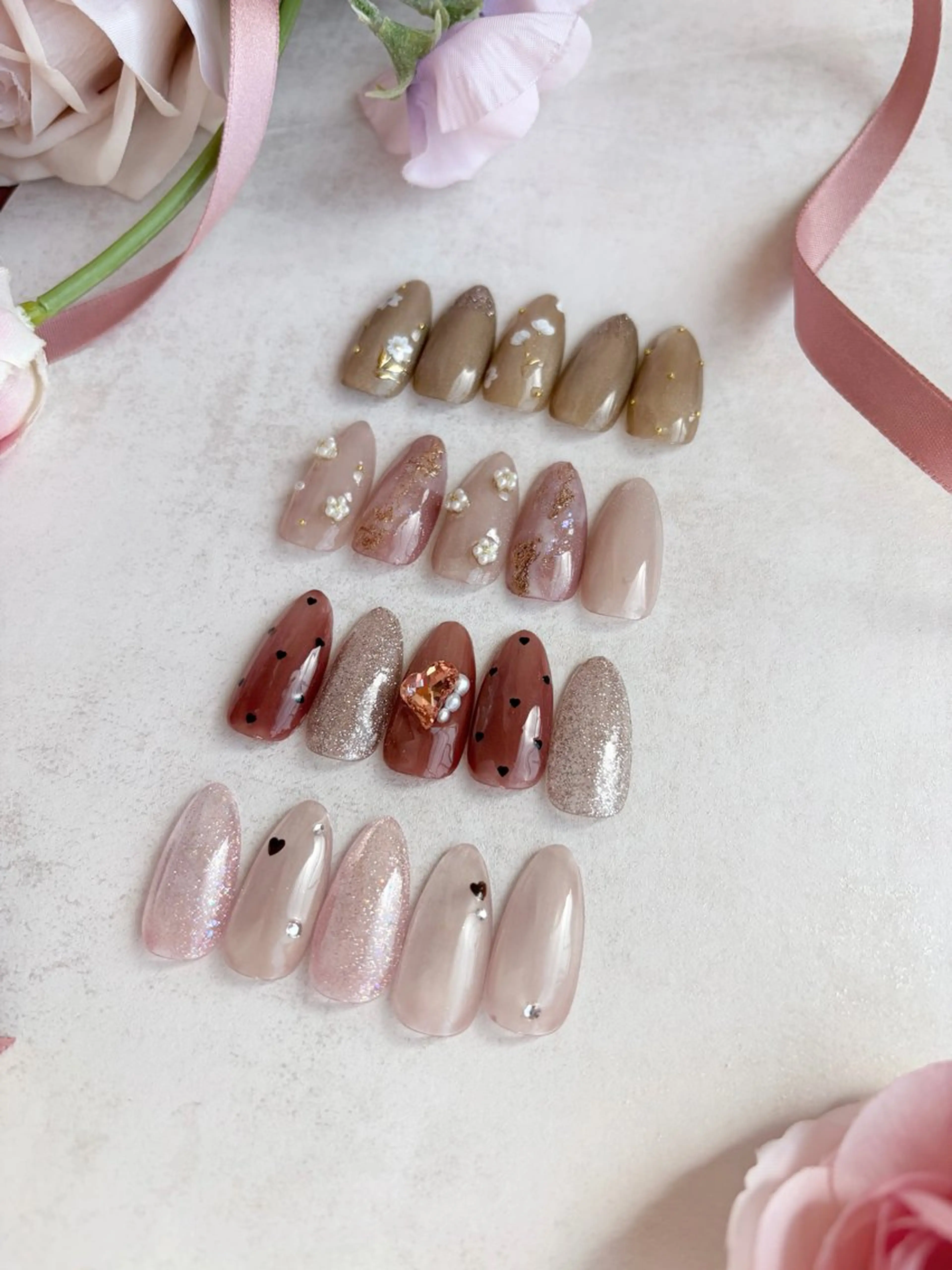 ネイル ハンドネイル Nail salon Bouquetブーケのネイルデザイン