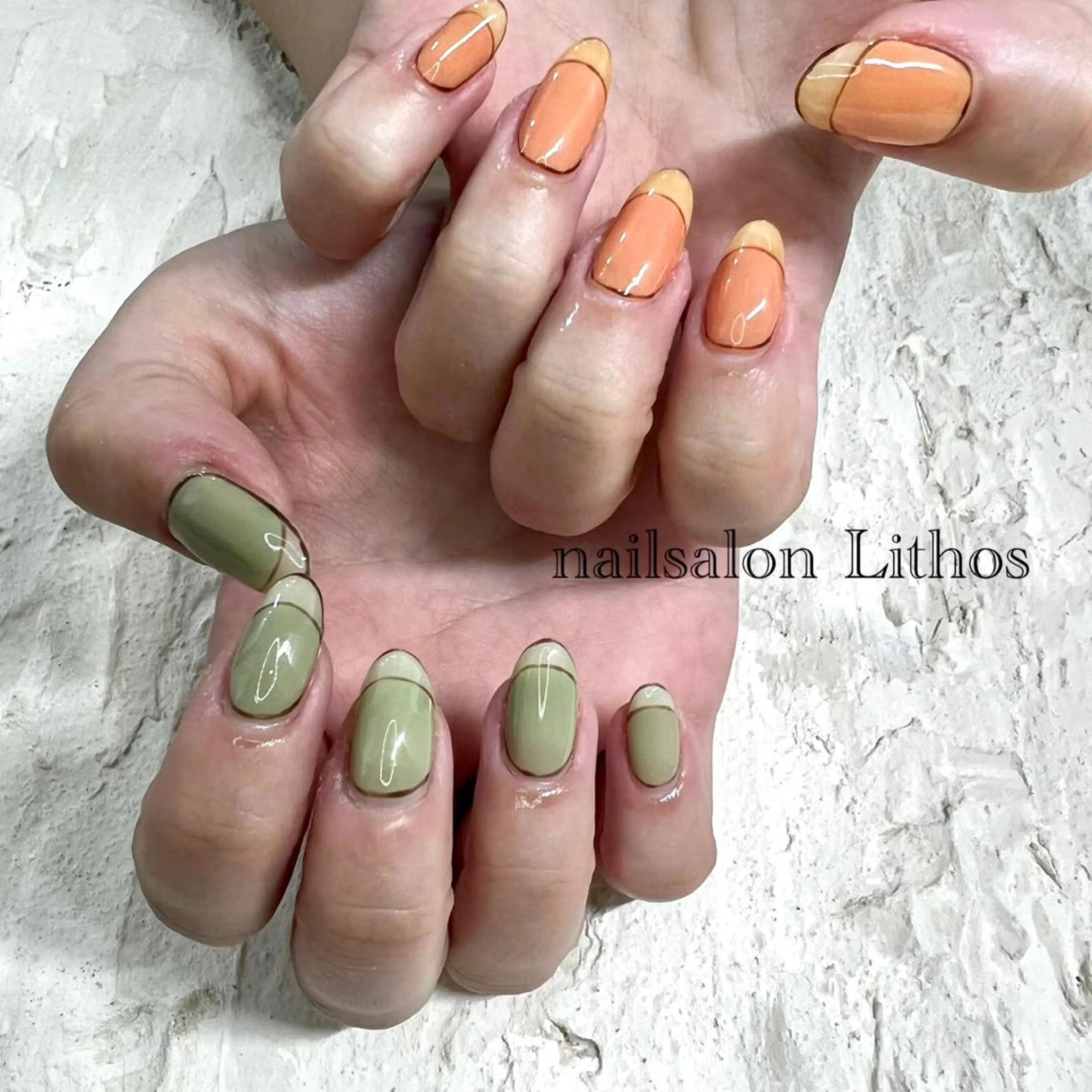 ネイル ハンドネイル nailsalon Lithos所属・nailsalon Recontreのネイルデザイン
