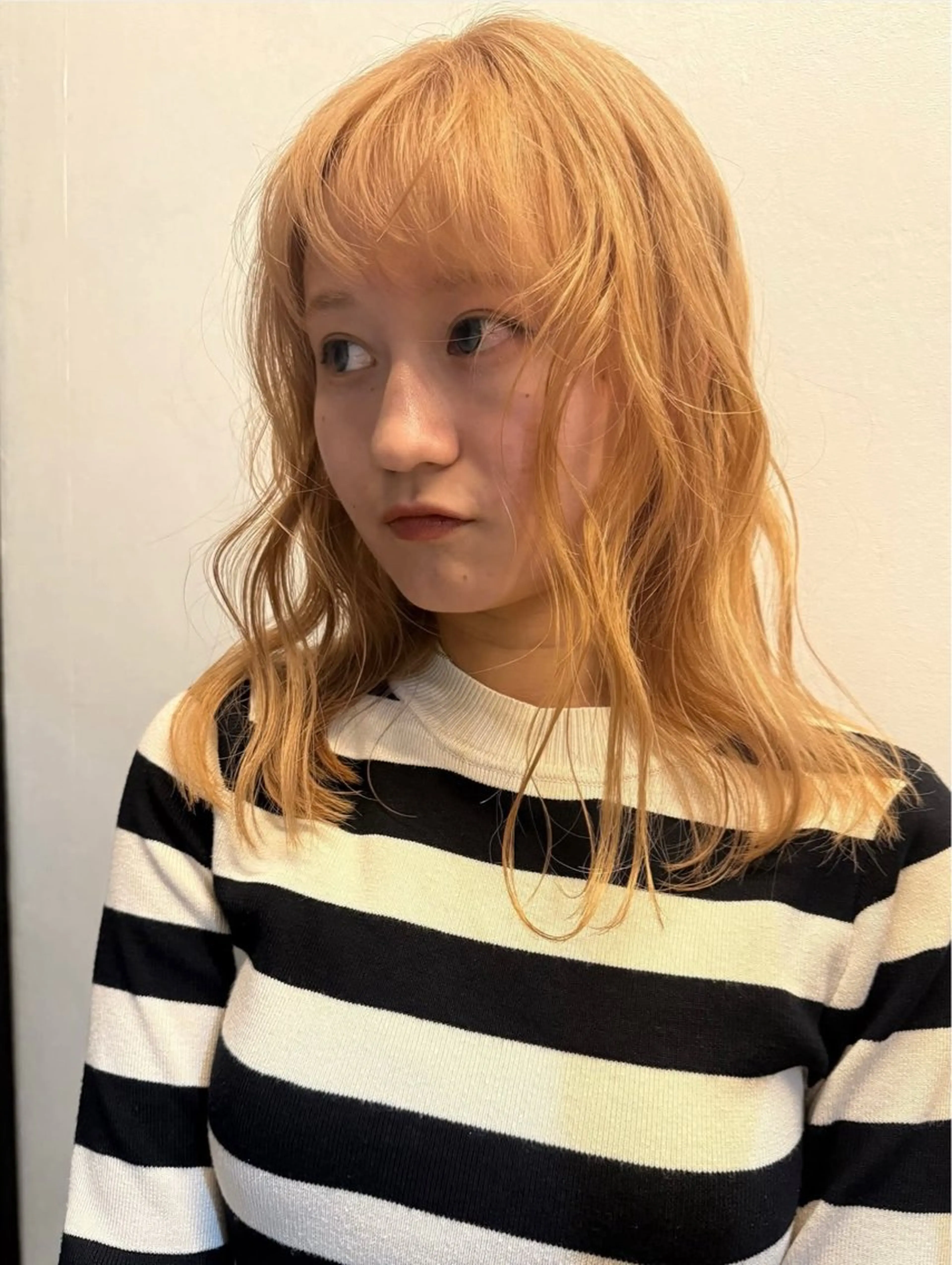 セミロング カラー カット ヘアカラー トリートメント 森国 凜 /広島美容院のヘアスタイル