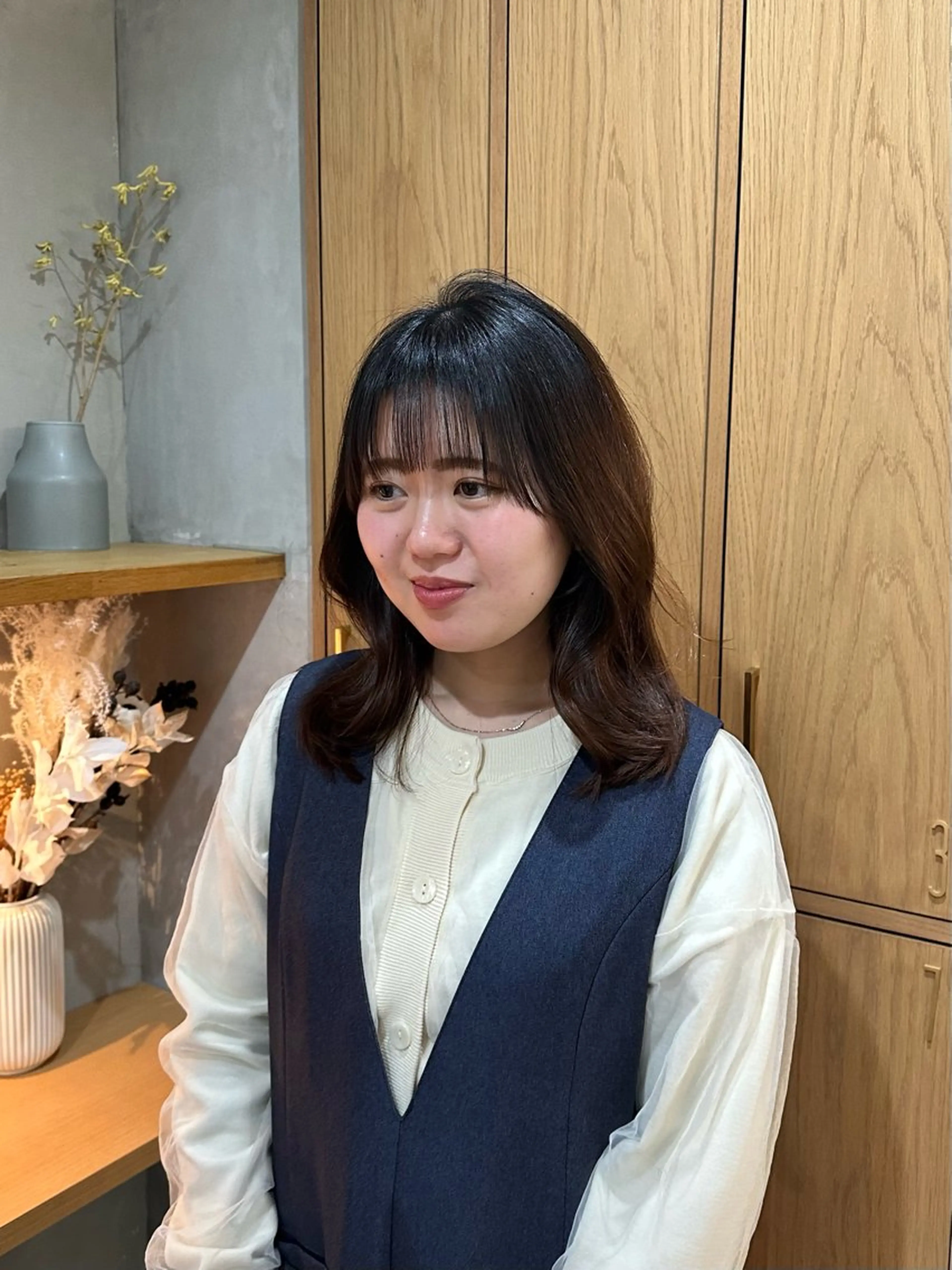 ミディアム Lana hair salon 刈谷所属・縮毛矯正＆髪質改善 特化/ゆいのヘアスタイル