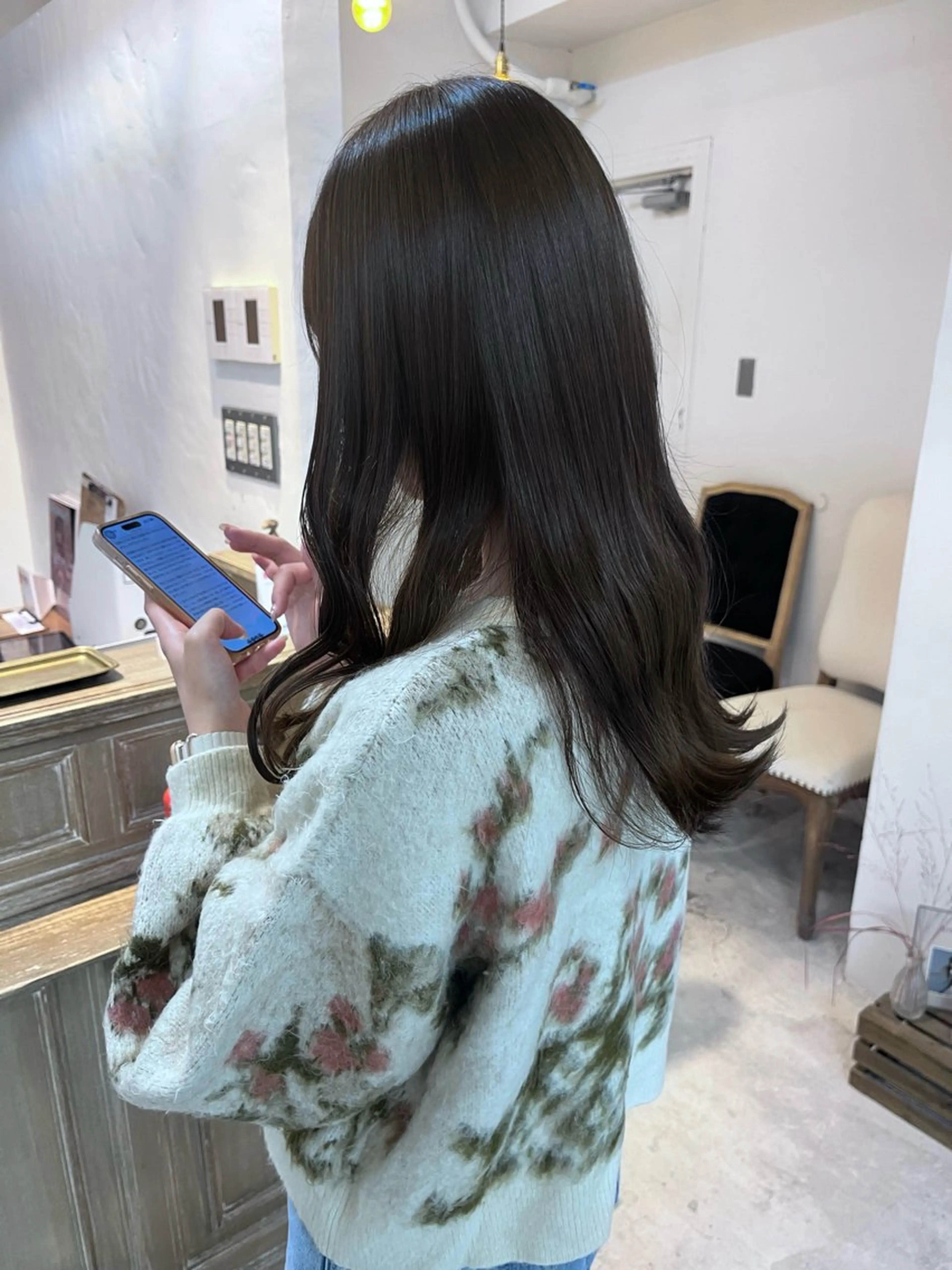 セミロング かんの ゆうたのヘアスタイル