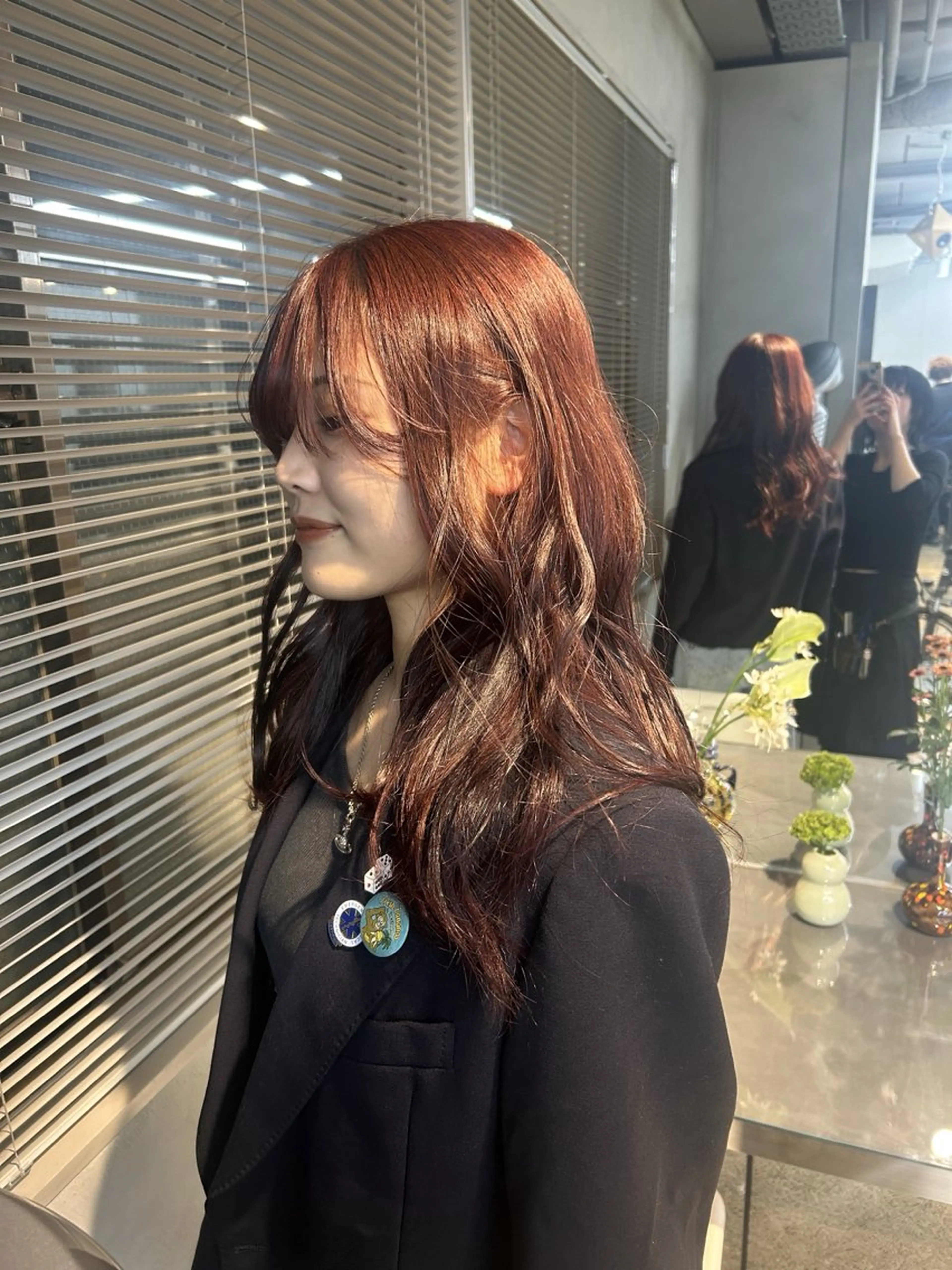 ロング 浅野 桃代のヘアスタイル