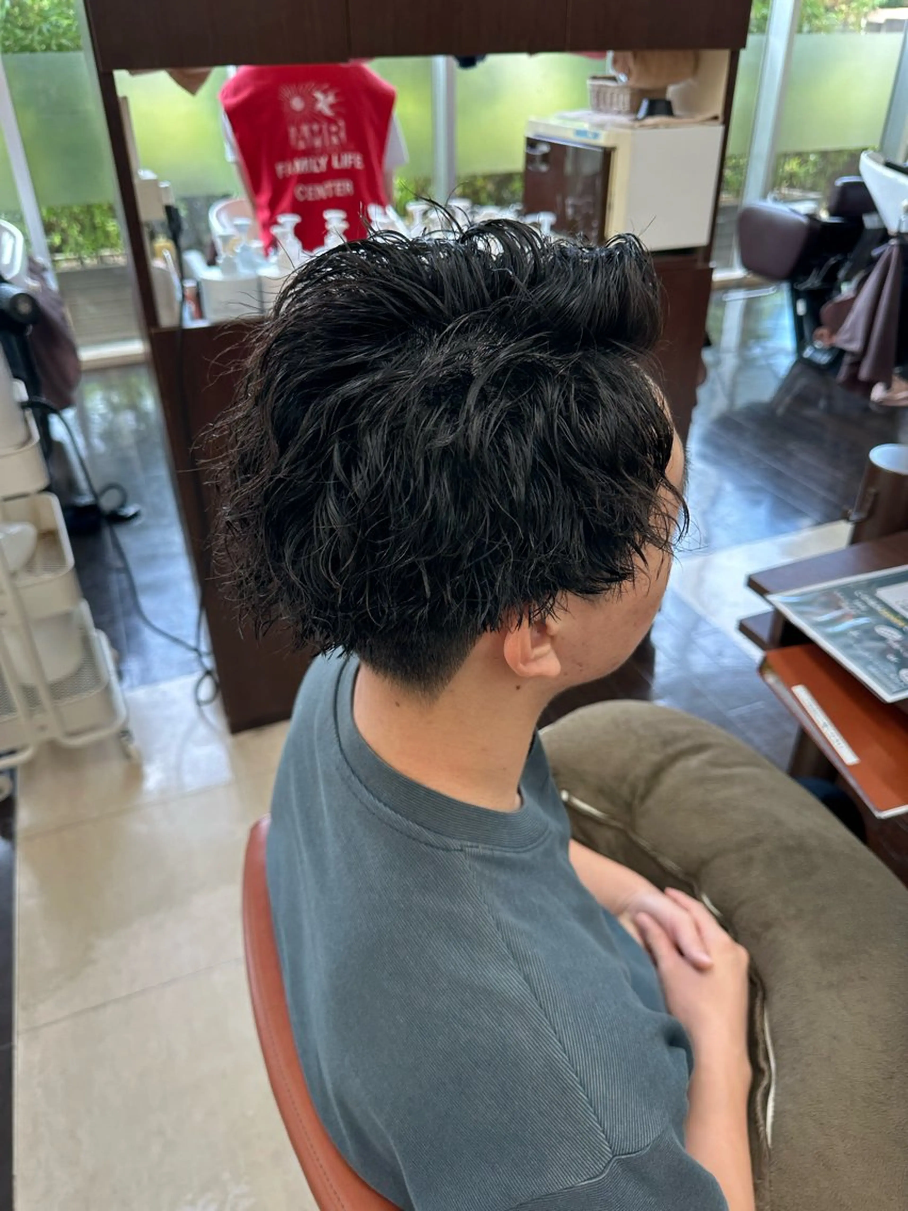 ショート カラー パーマ メンズ カット パーマ ヘアセット 毎月230人担当/ メンズヘア/清和武虎のヘアスタイル