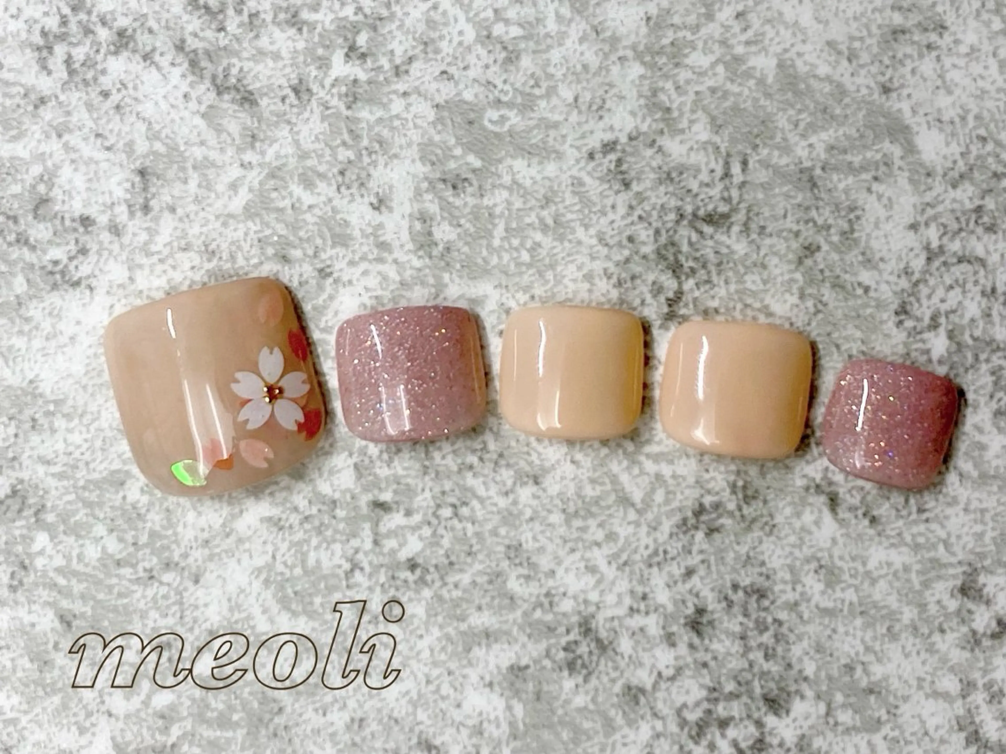 ネイル フットネイル nail salon meoli メグのネイルデザイン