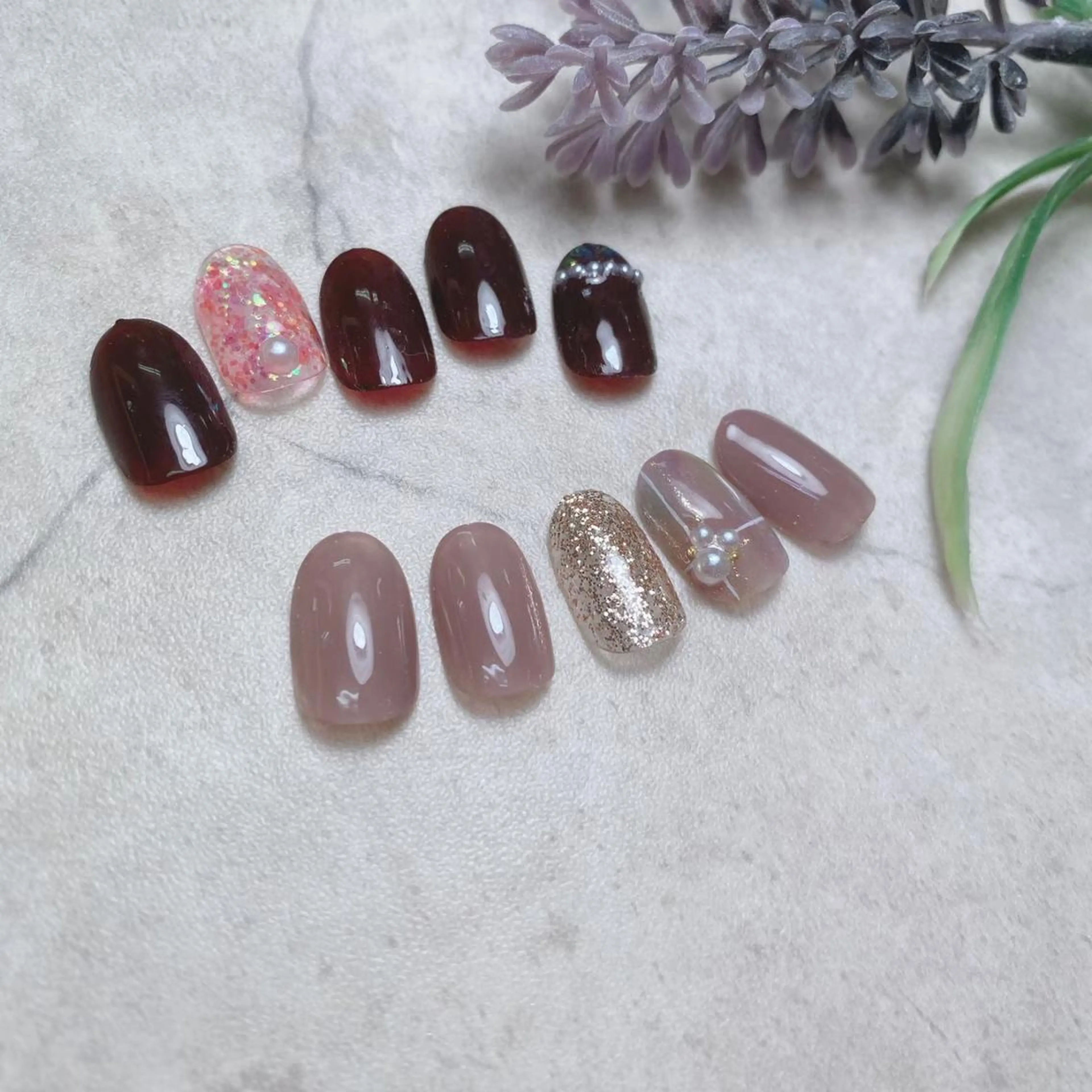 ネイル シンプルネイル ハーリッチnail HeaRichのネイルデザイン