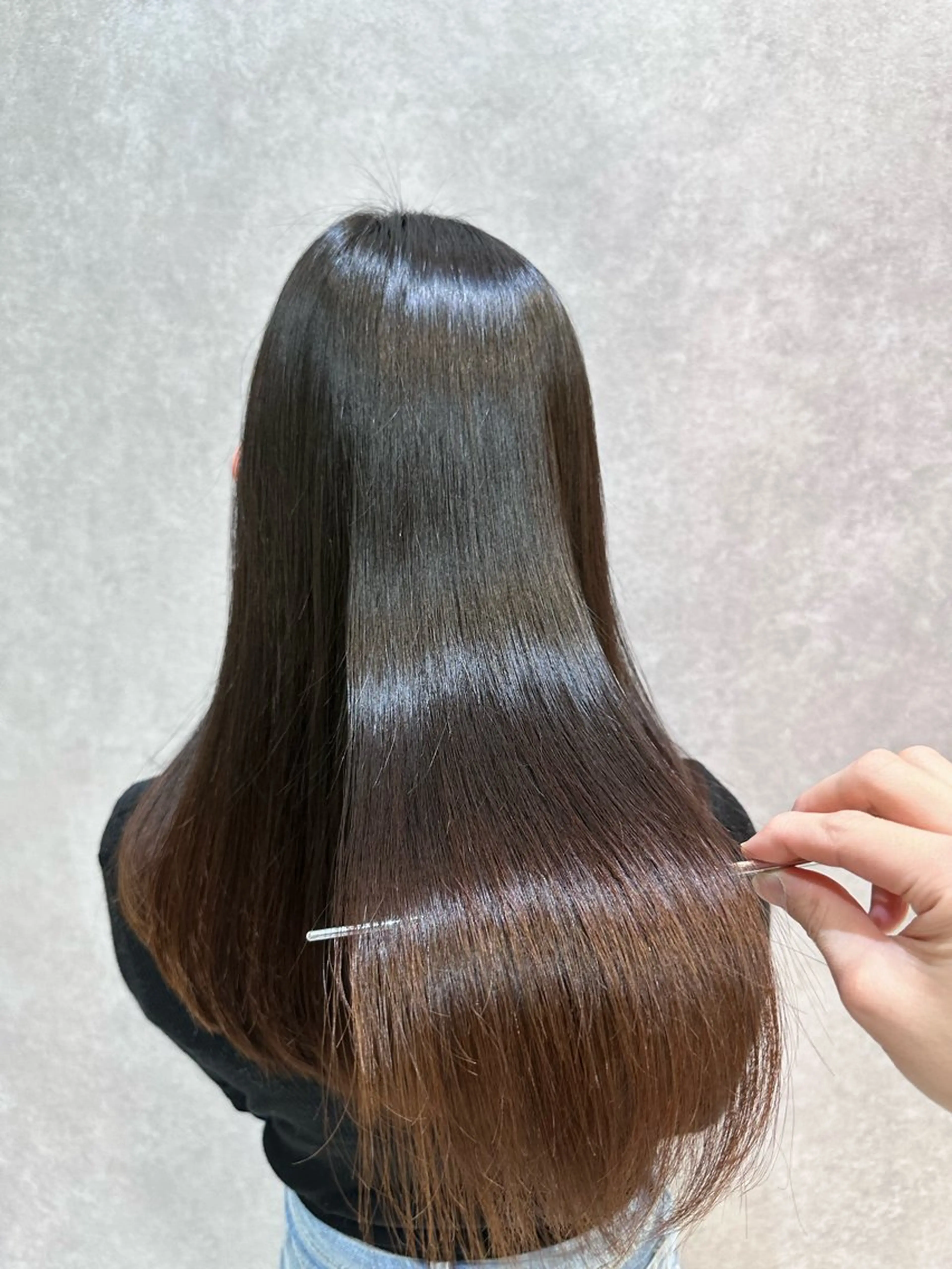 ロング 🔸縮毛矯正/髪質 改善カラー石崎🔸のヘアスタイル