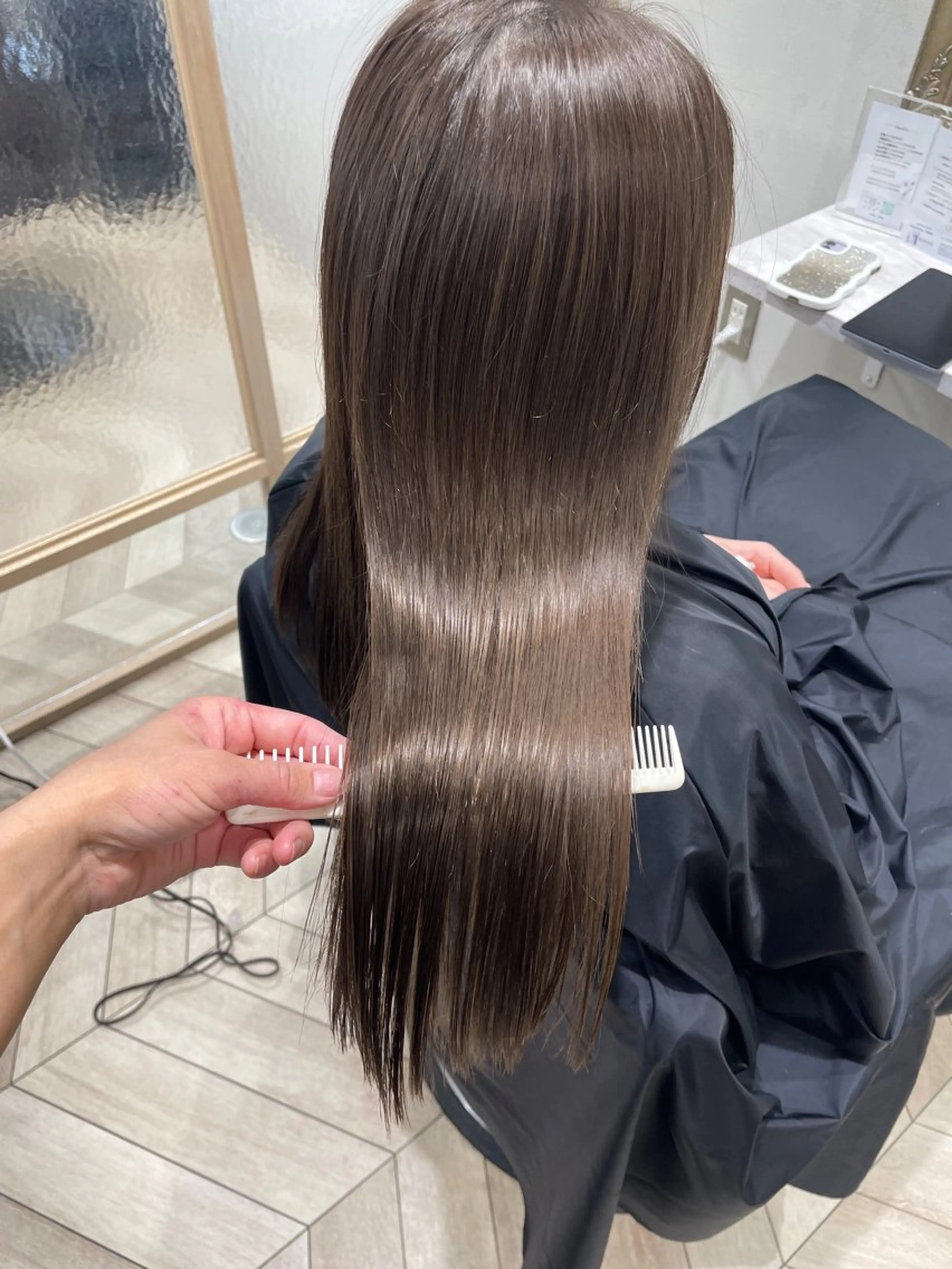 【❤︎ミニモ限定❤︎】❤︎髪質改善艶カラー+Aujua5stepの写真