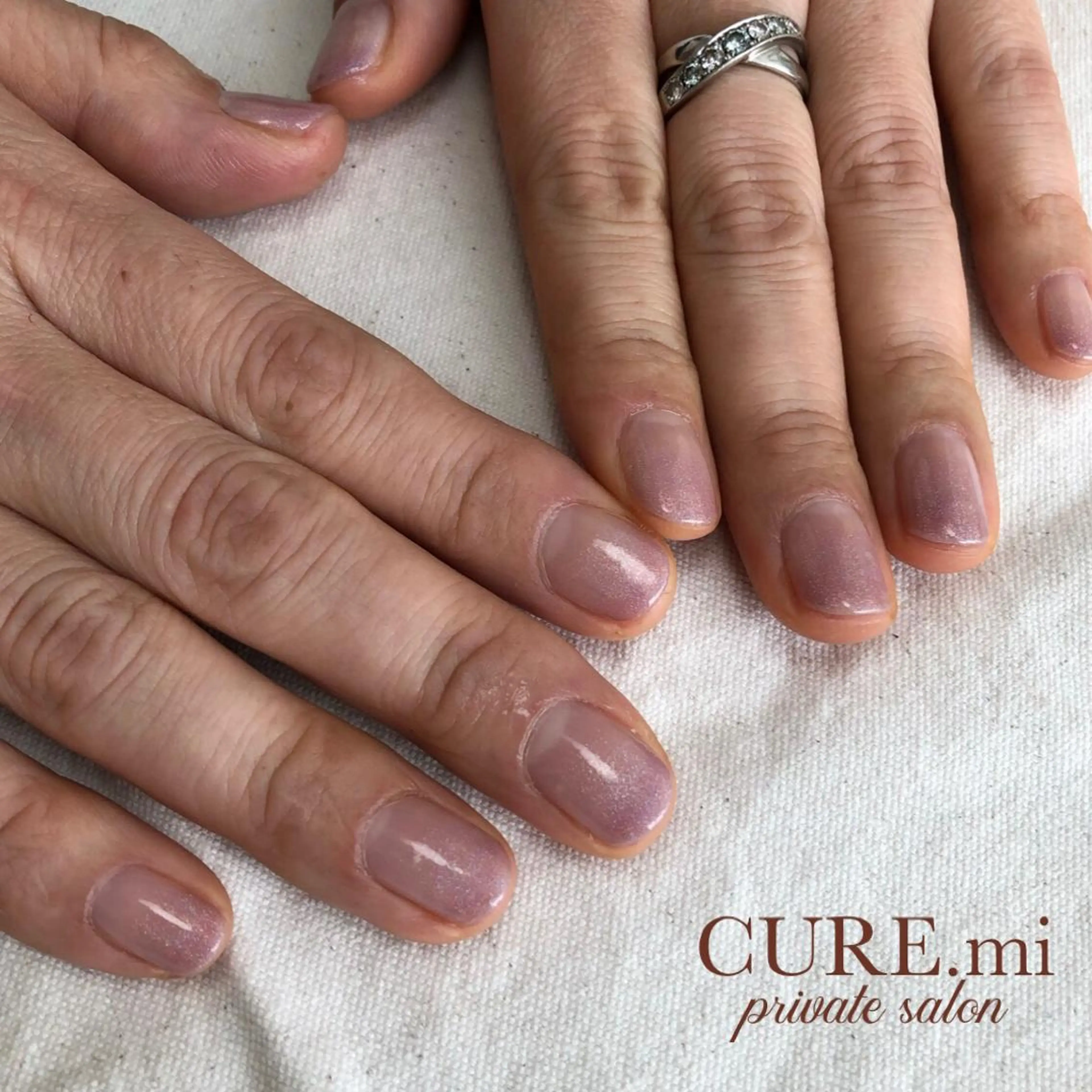 ネイル グラデーション ラメ(グリッター) ラメグラデーション ハンドネイル 伊藤 美香のその他イメージ