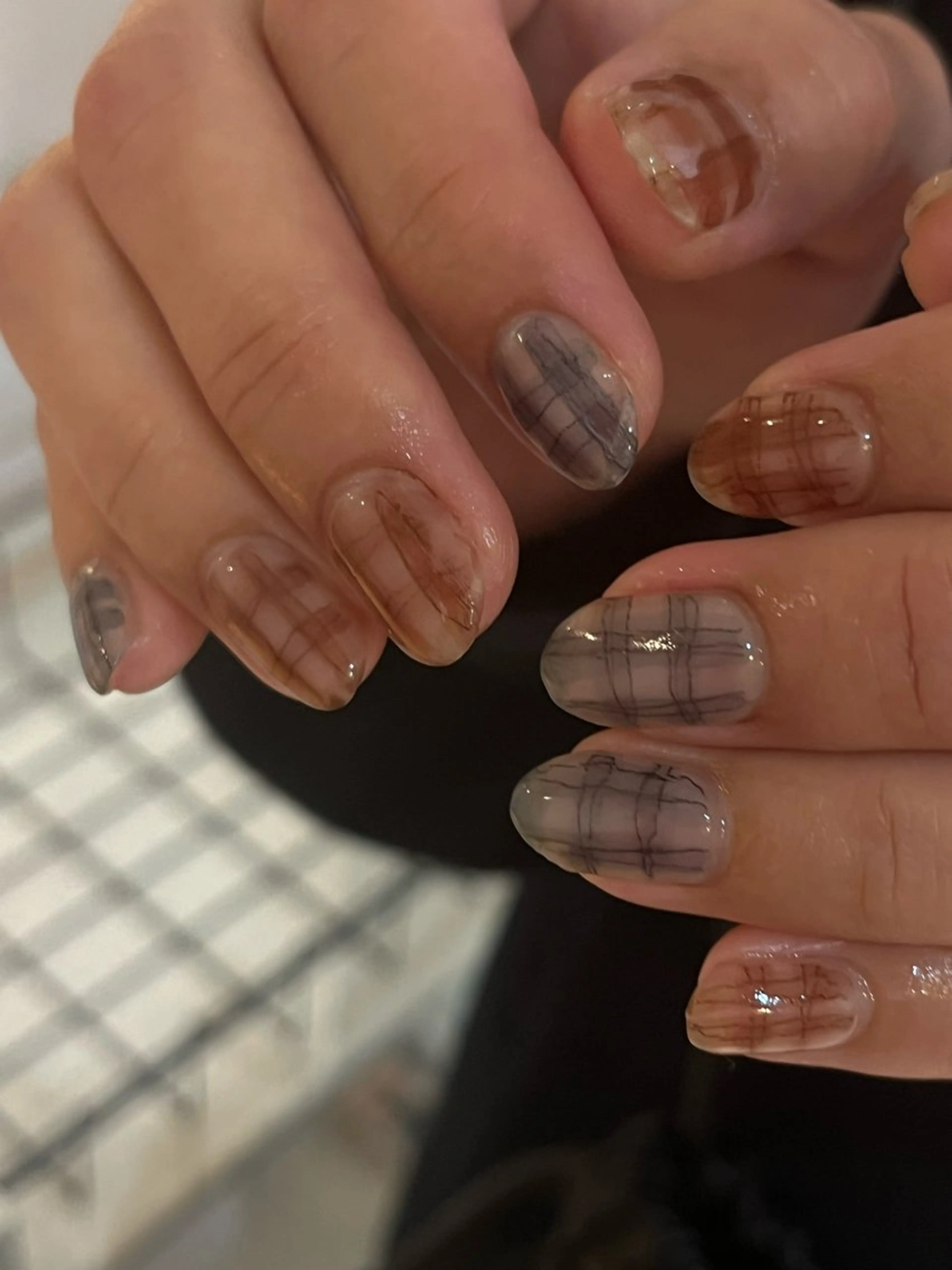 ネイル ハンドネイル 𝗿𝗶𝗰𝗼 ˎˊ˗のネイルデザイン