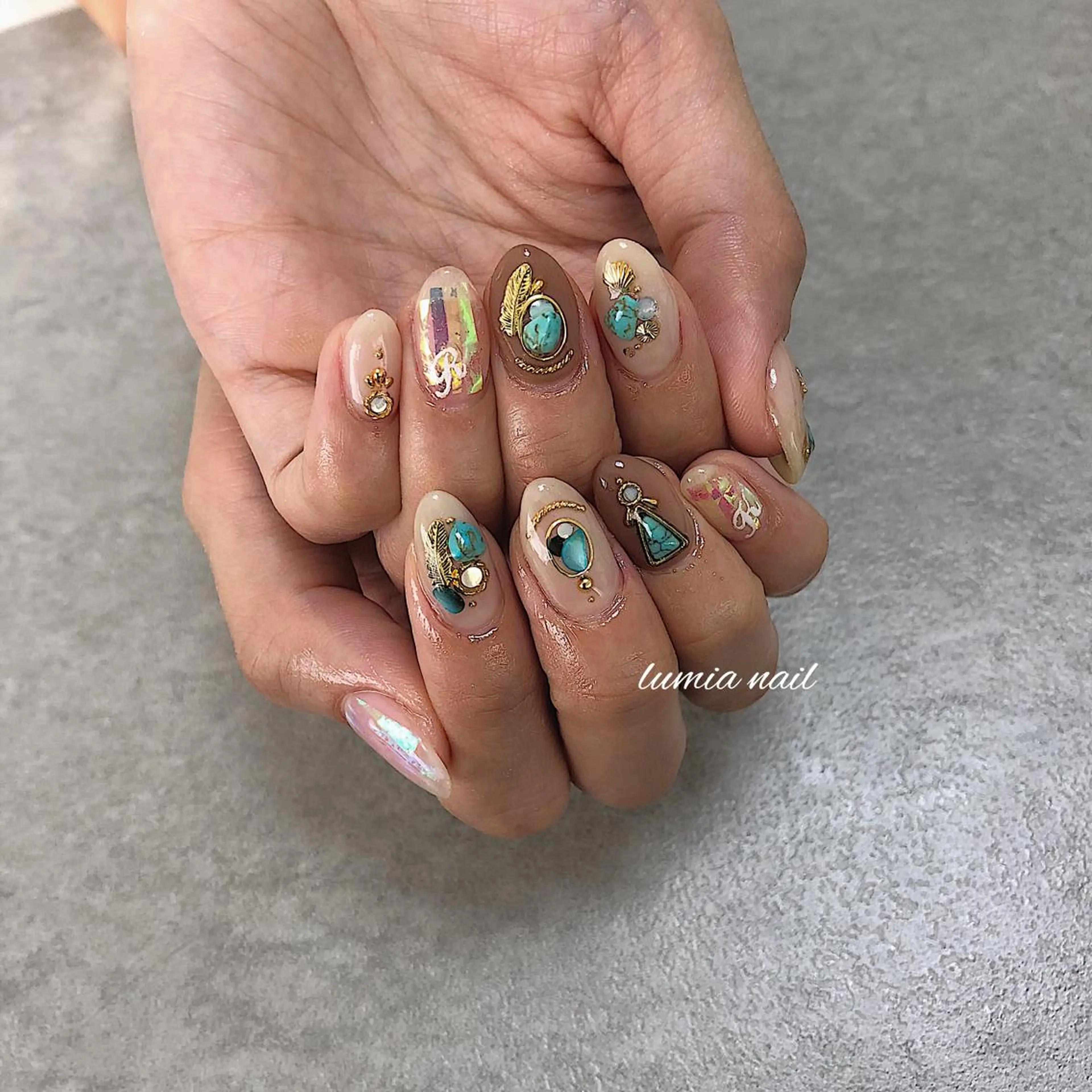 ネイル nail&eyelash Rine所属・Rine 放出 (リネ)のネイルデザイン