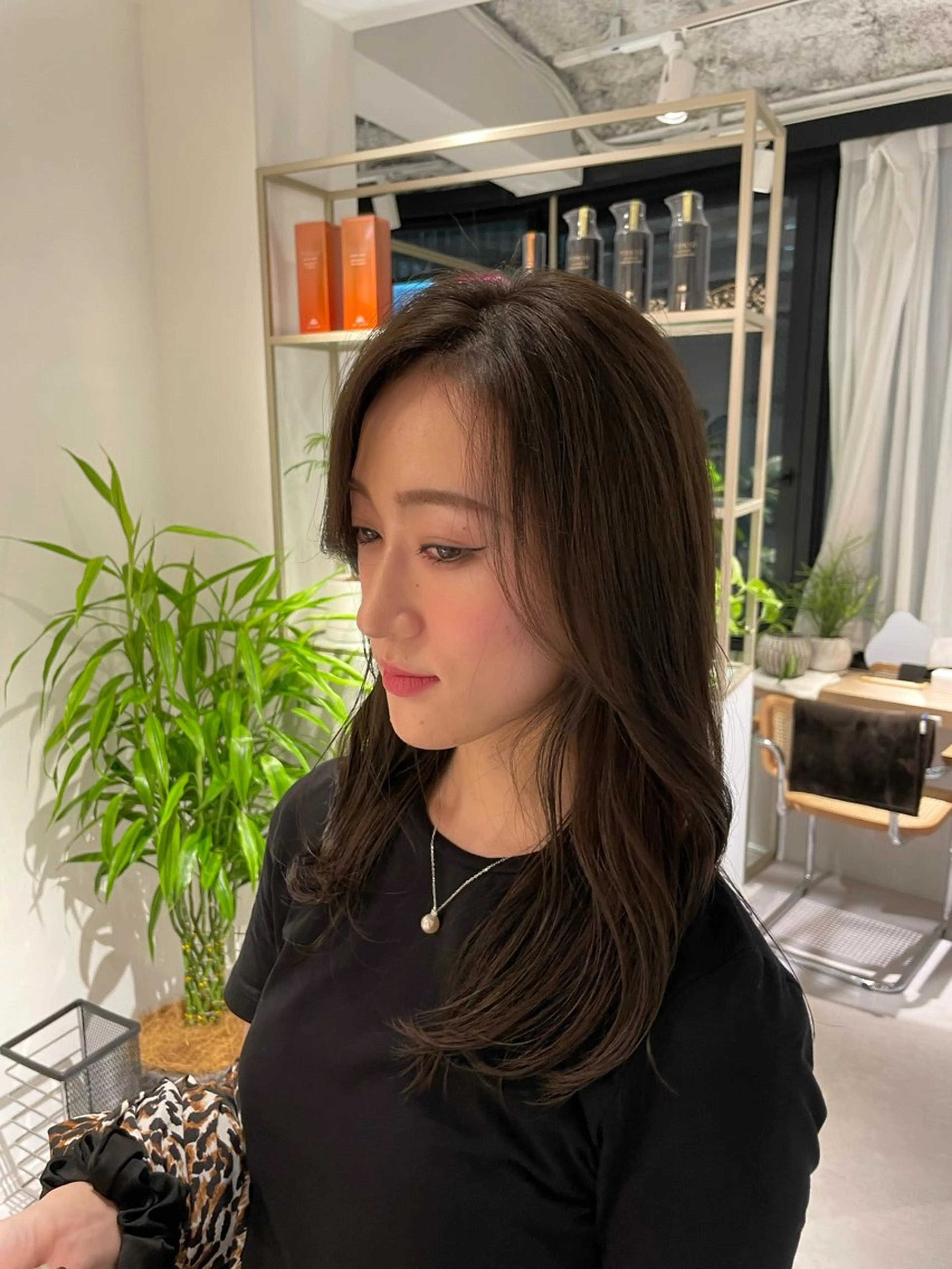 セミロング カラー ヘアアレンジ レイヤーカット トリートメント カット トリートメント ヘッドスパ ヘアセット SHEA.学芸大学所属・一箭 恵梧/ロングヘアのヘアスタイル