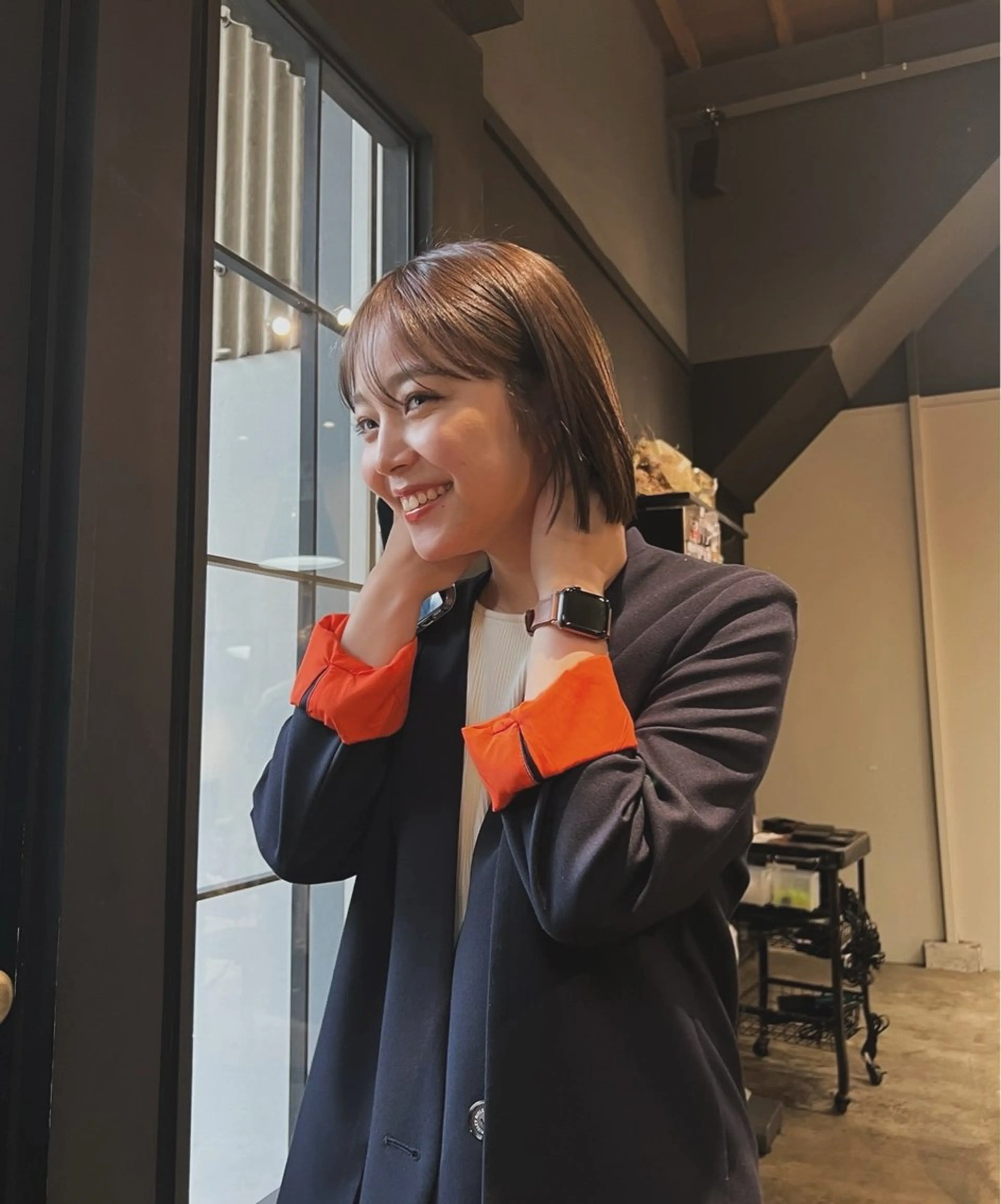 カラー the hinc所属・miyu /大阪 /レイヤーカットのヘアスタイル