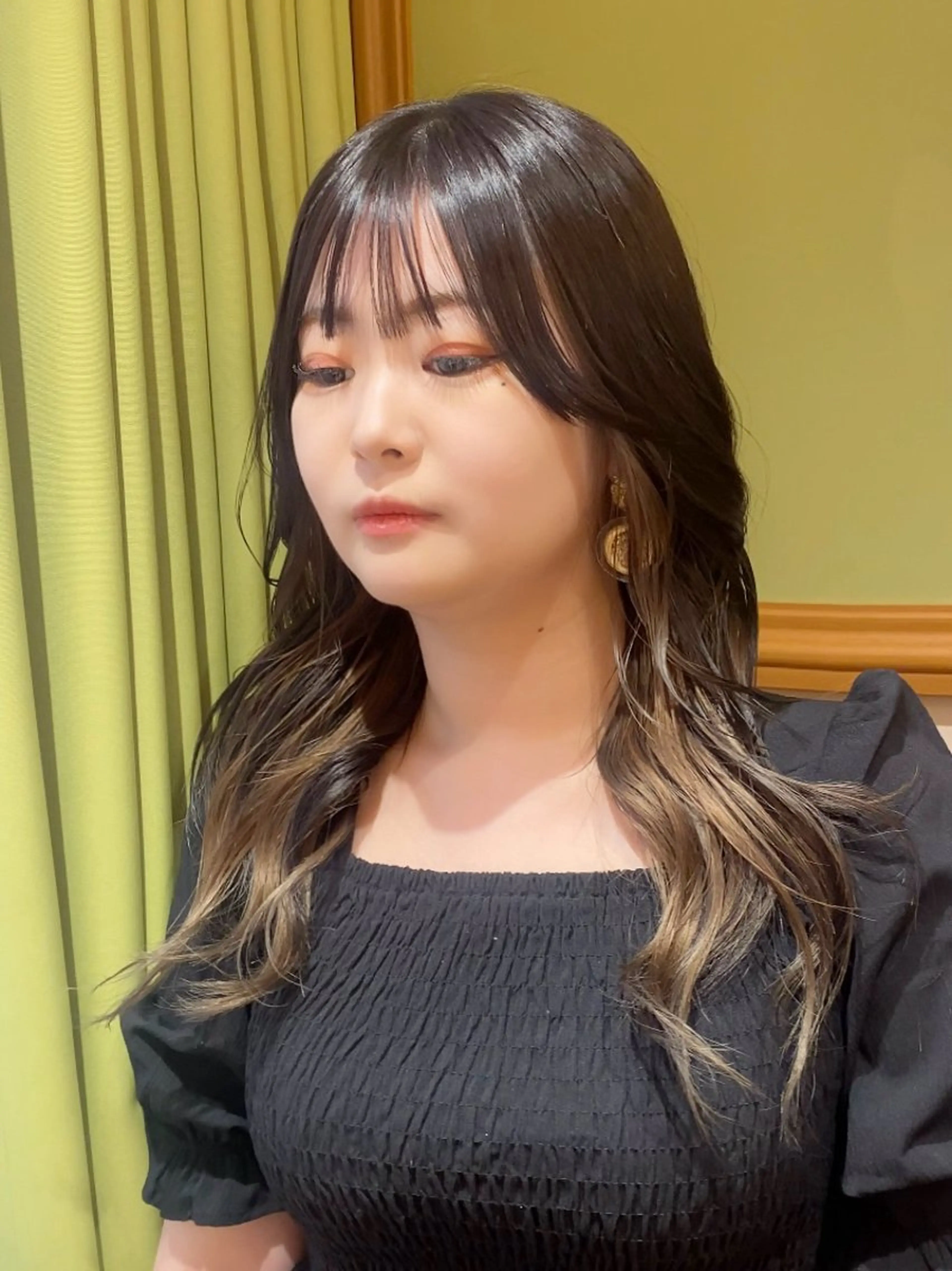 ロング カラー グレージュ インナーカラー ヘアカラー asuka‪‪‎🤍 Lita 1Fのヘアスタイル