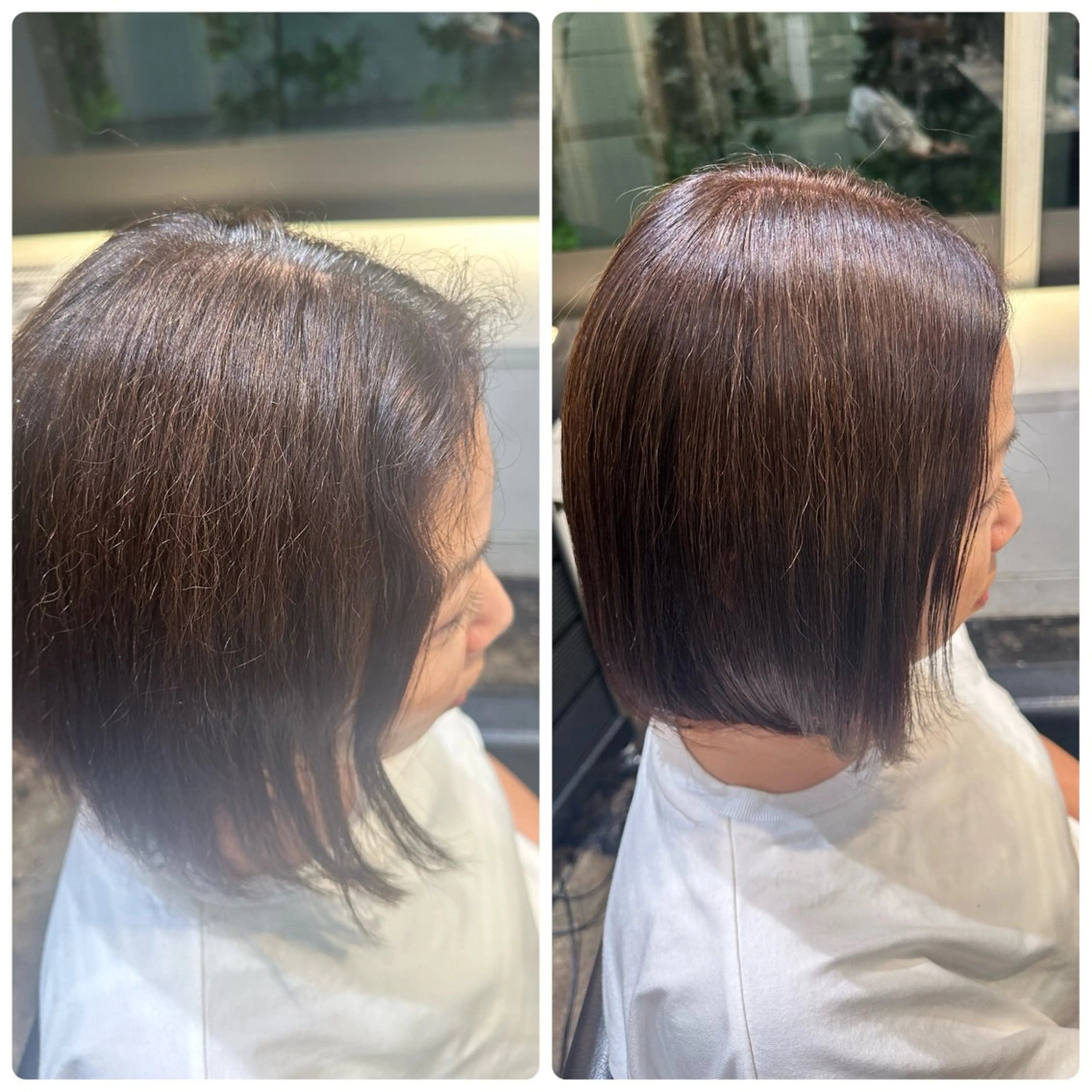 ミディアム 縮毛矯正 👑パーマ/ カット👑拓海のヘアスタイル