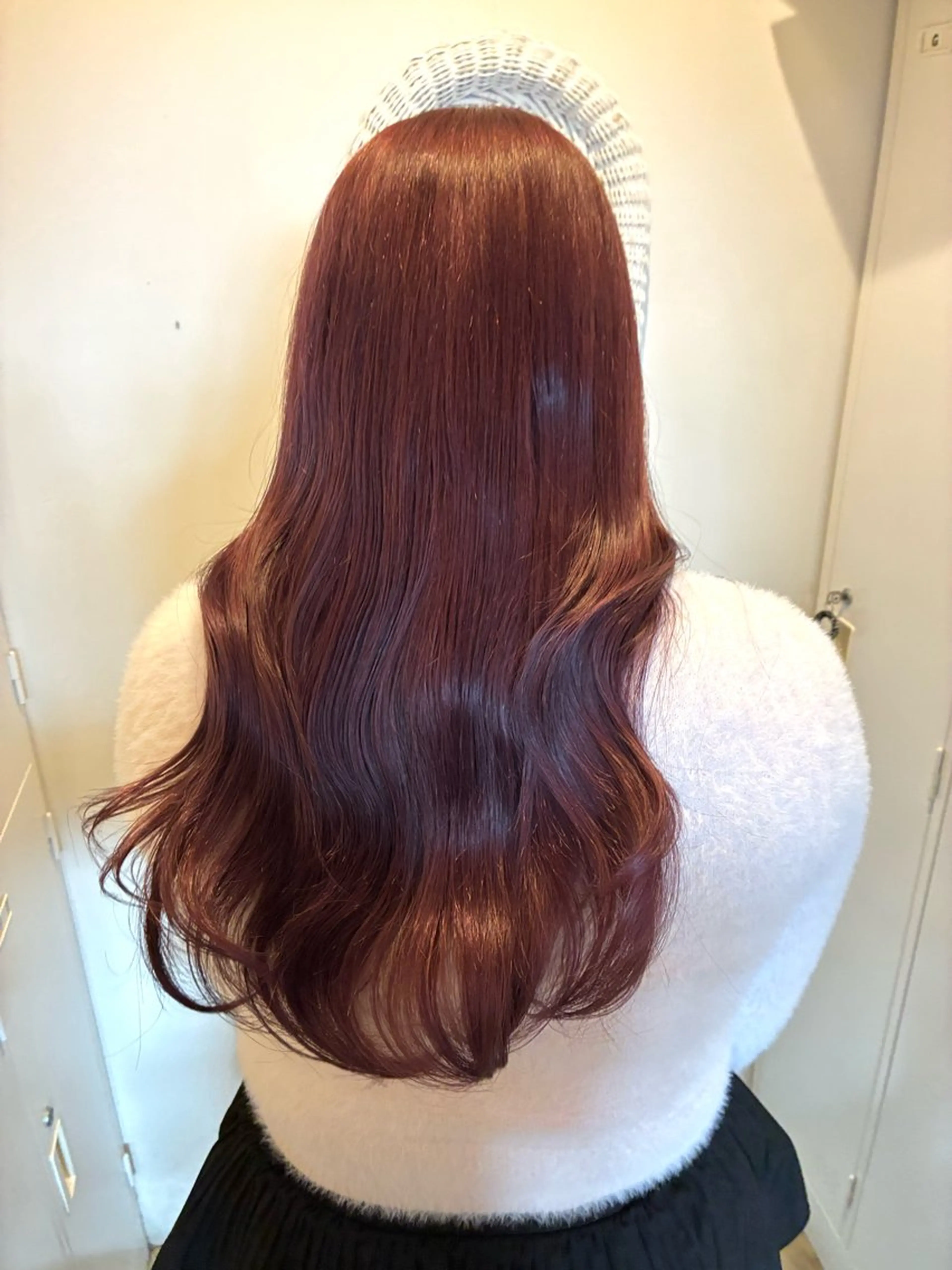 セミロング nacoハイトーン ベージュ🤎🤎のヘアスタイル