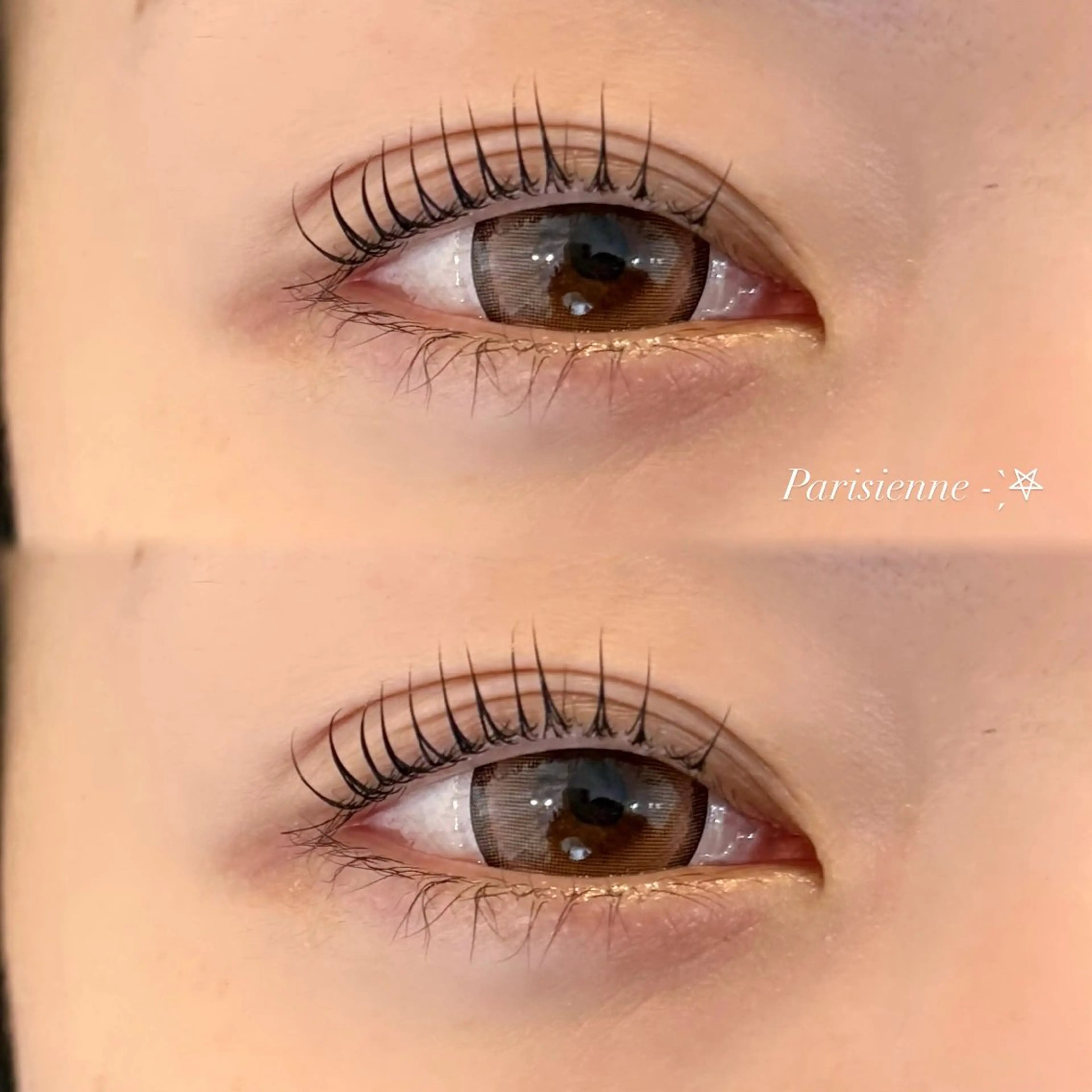 マツエク・マツパ パリジェンヌラッシュリフト マツパ EYELA 小築🐈‍⬛🤍のマツエク・マツパデザイン