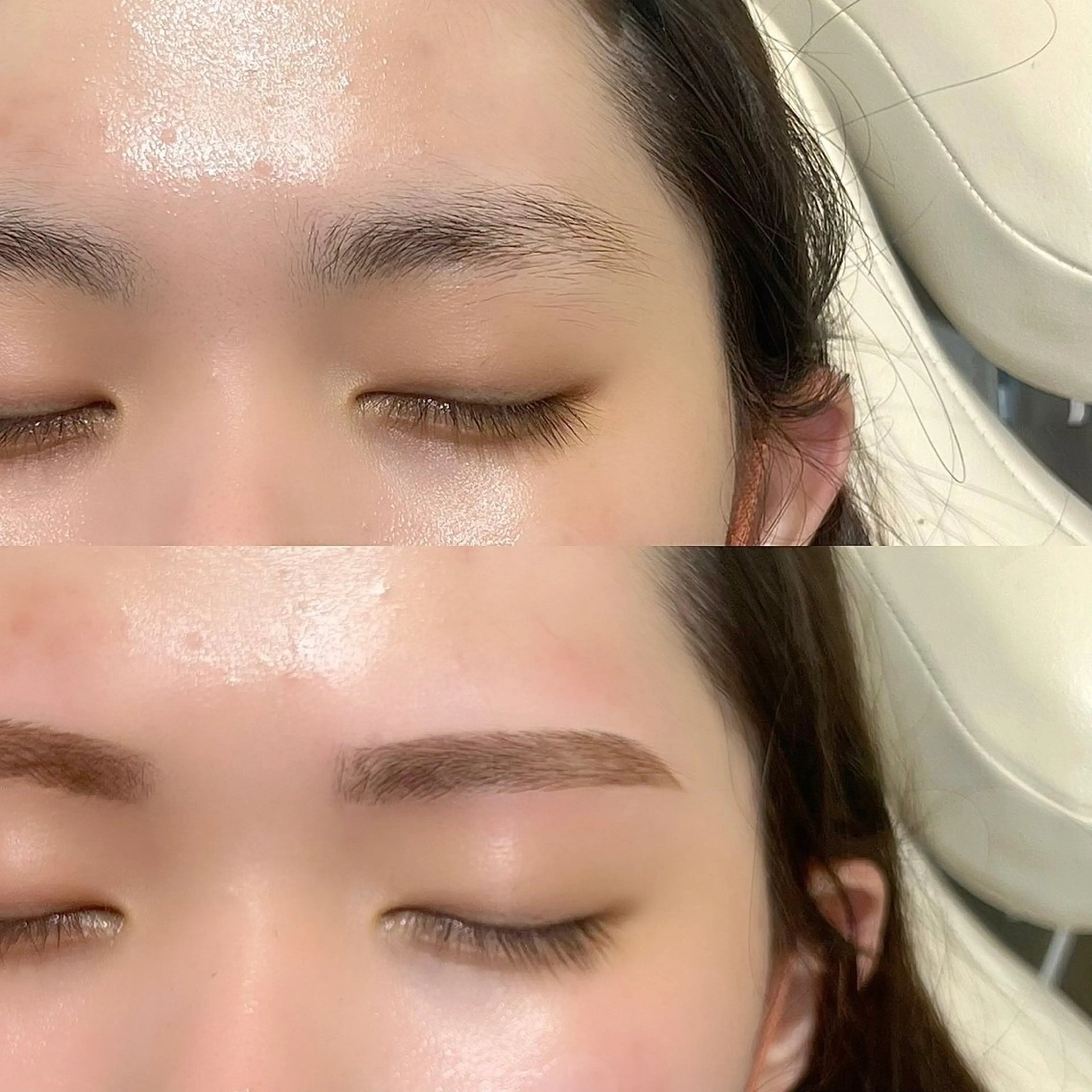 アイブロウ 白髪ぼかしモデル募集 今村理央奈のヘアスタイル