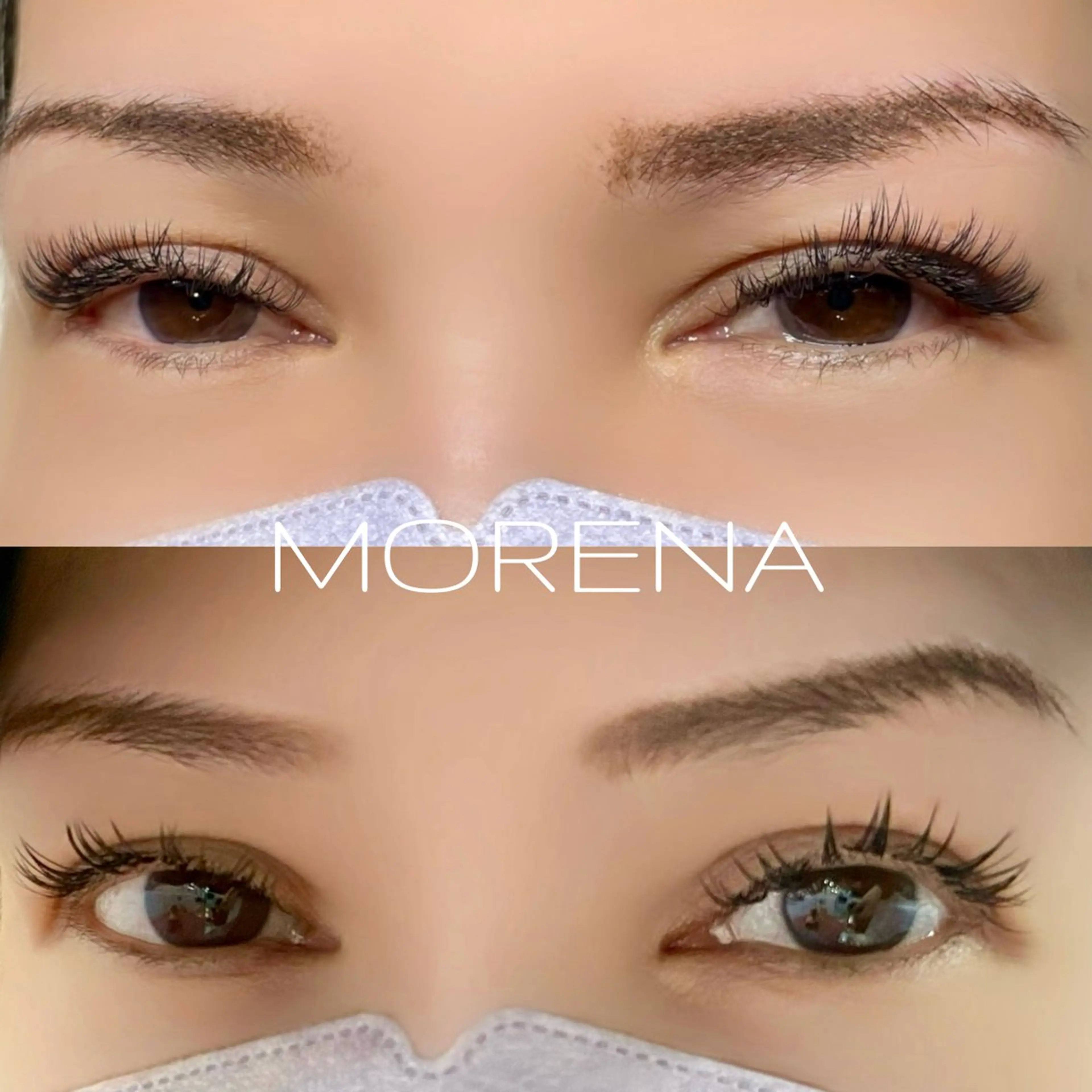 マツエク・マツパ 小顔eyelash MORENAのマツエク・マツパデザイン