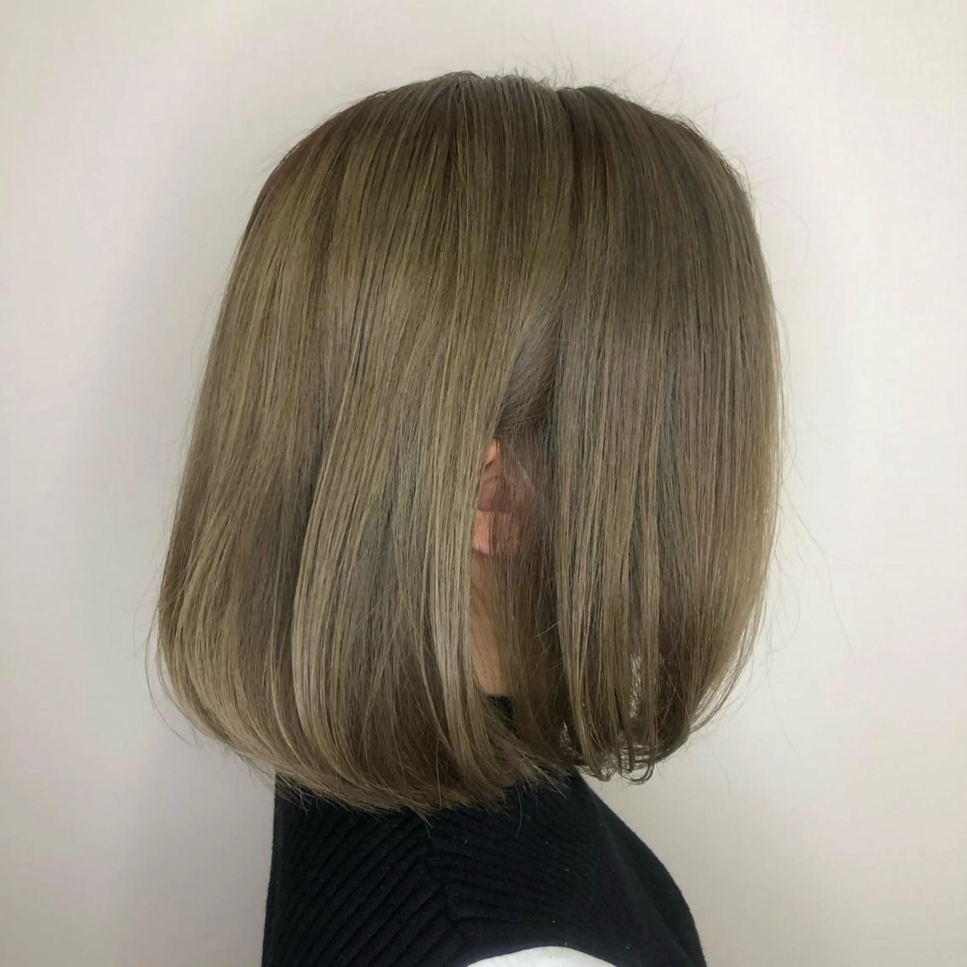 ミディアム ヘアカラー 😺ヒアリング 重視😺小川のヘアスタイル