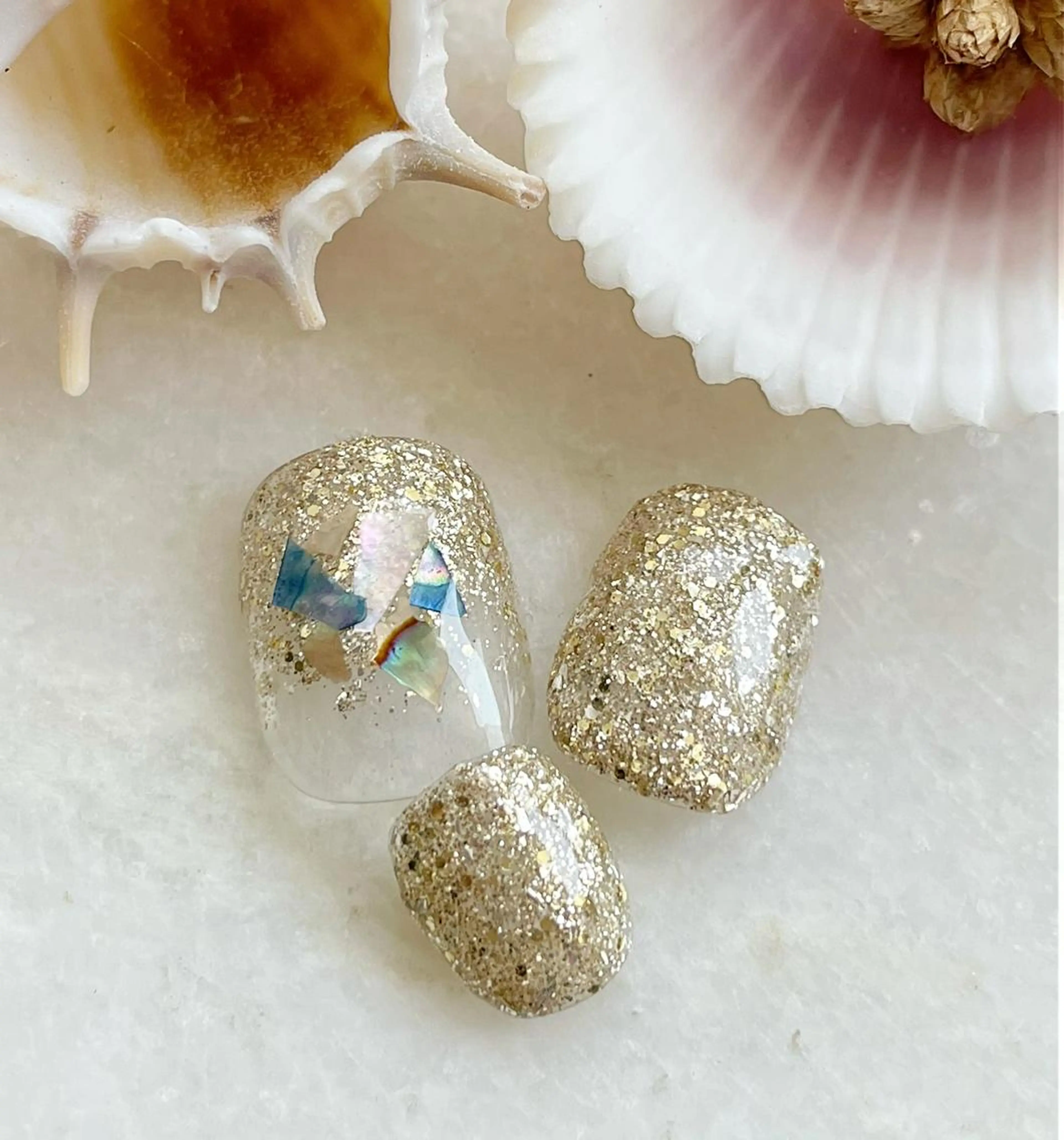 ネイル フットネイル ジェルネイル パラジェル フットネイル Satomi  のネイルデザイン