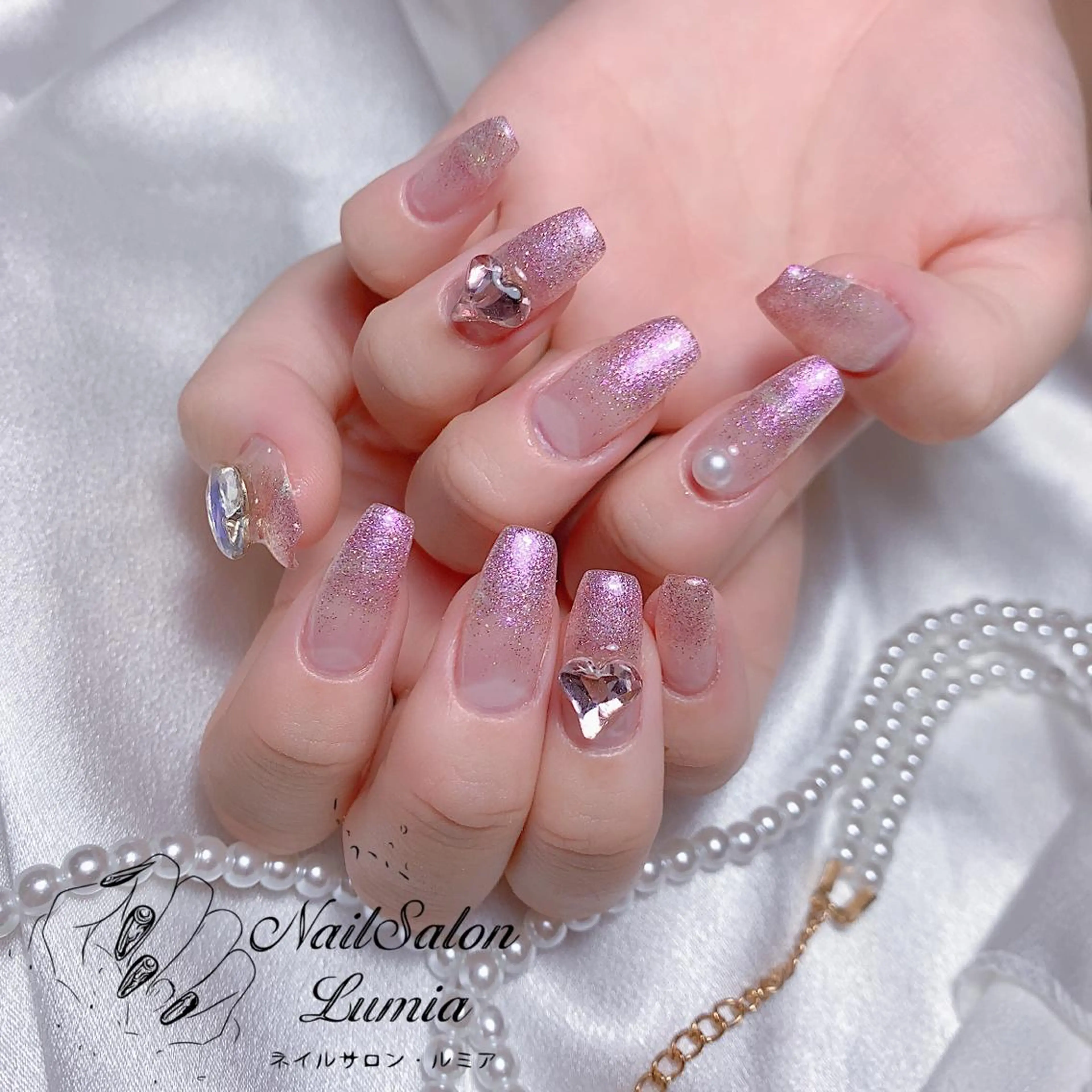 ネイル ハンドネイル ネイルサロン ルミア Lumia 店長のネイルデザイン