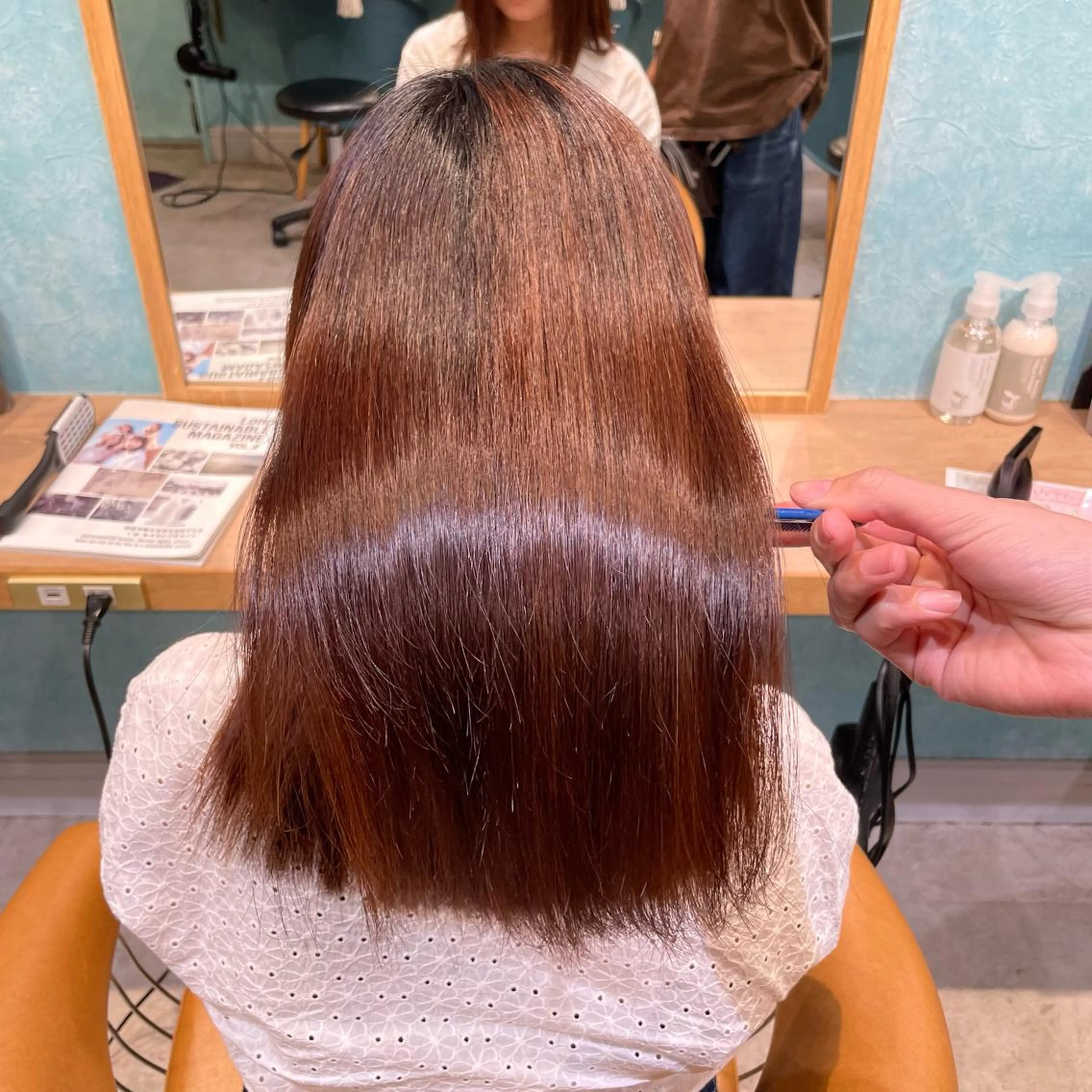 セミロング 💖ボブ/髪質改善 顔周りレイヤー/ユイのヘアスタイル