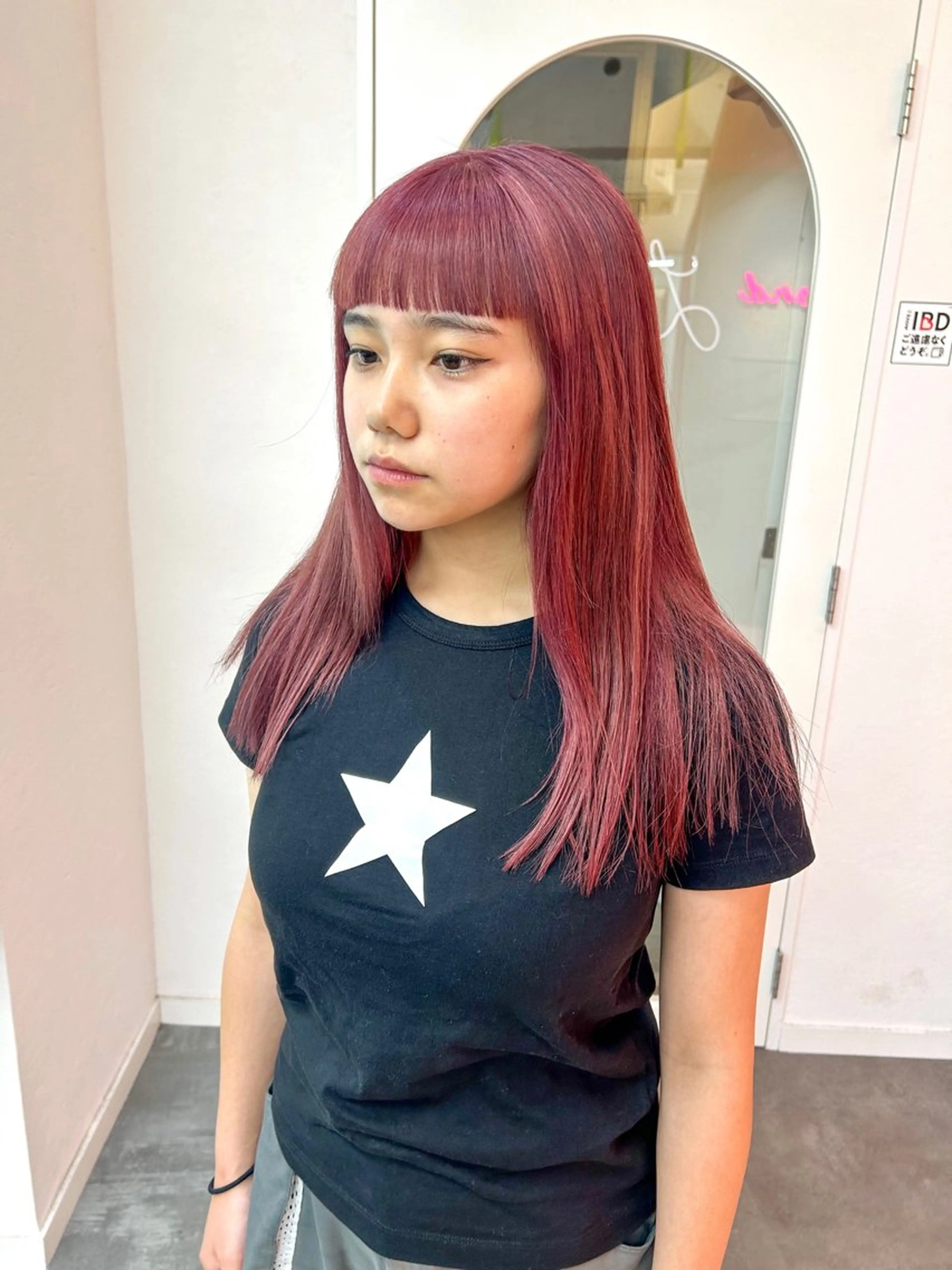 カラー 莉乃/縮毛矯正/髪質 改善/艶カラーのヘアスタイル