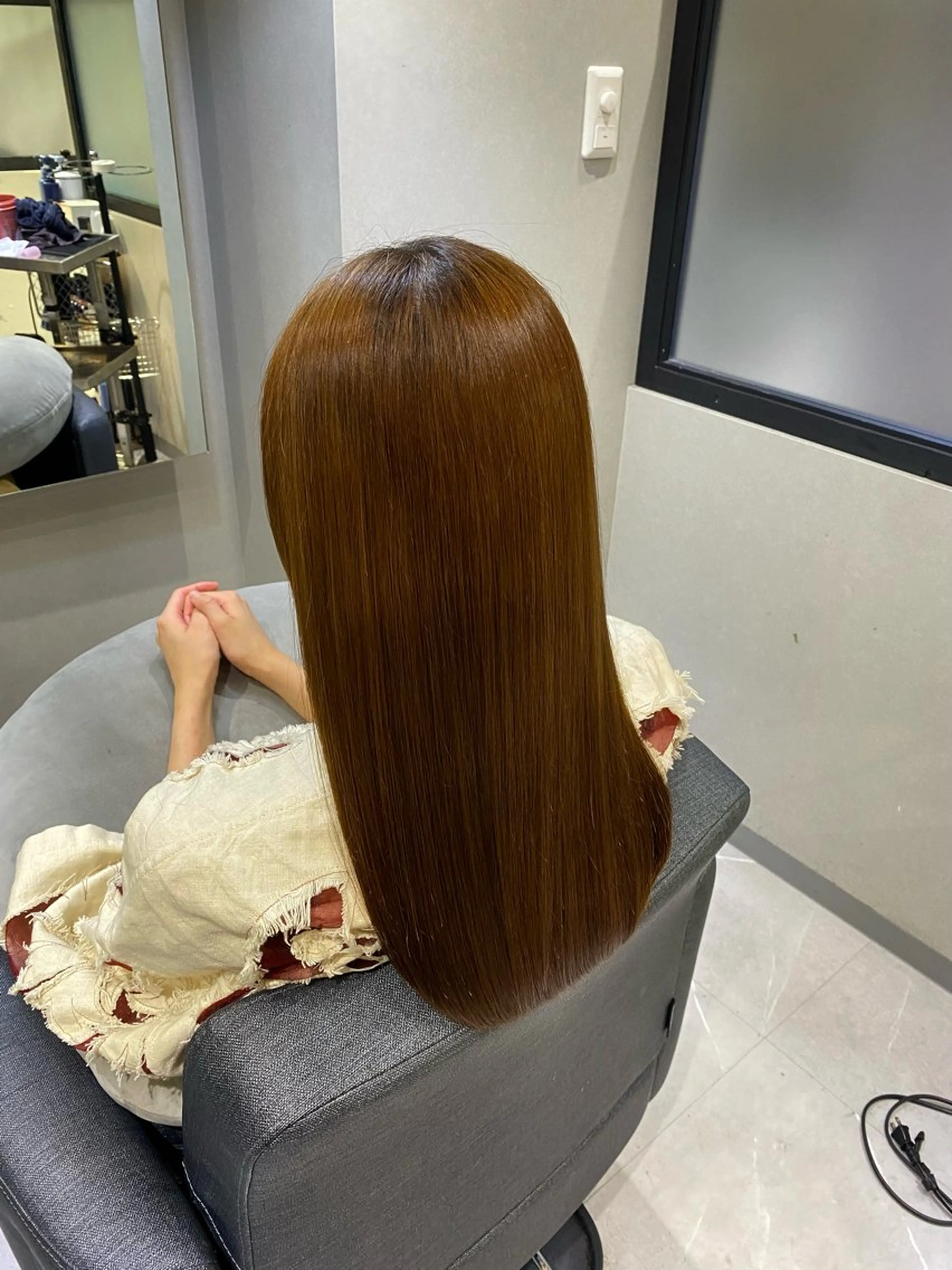 ロング ヘアカラー トリートメント 🫧髪質改善 🌼きさき🌼のヘアスタイル