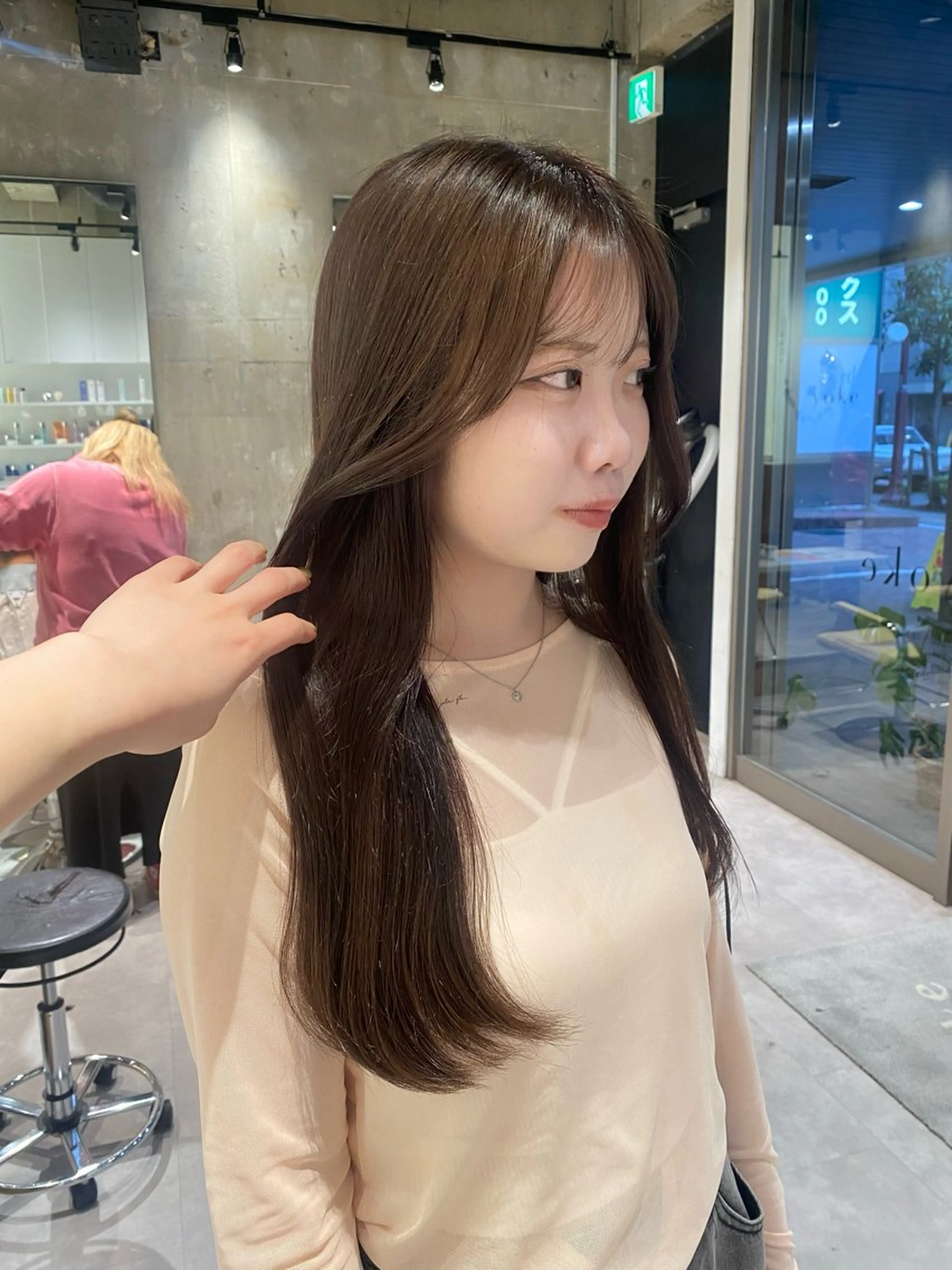 ロング カラー カット mina🪐立川駅/ レイヤー/ボブのヘアスタイル