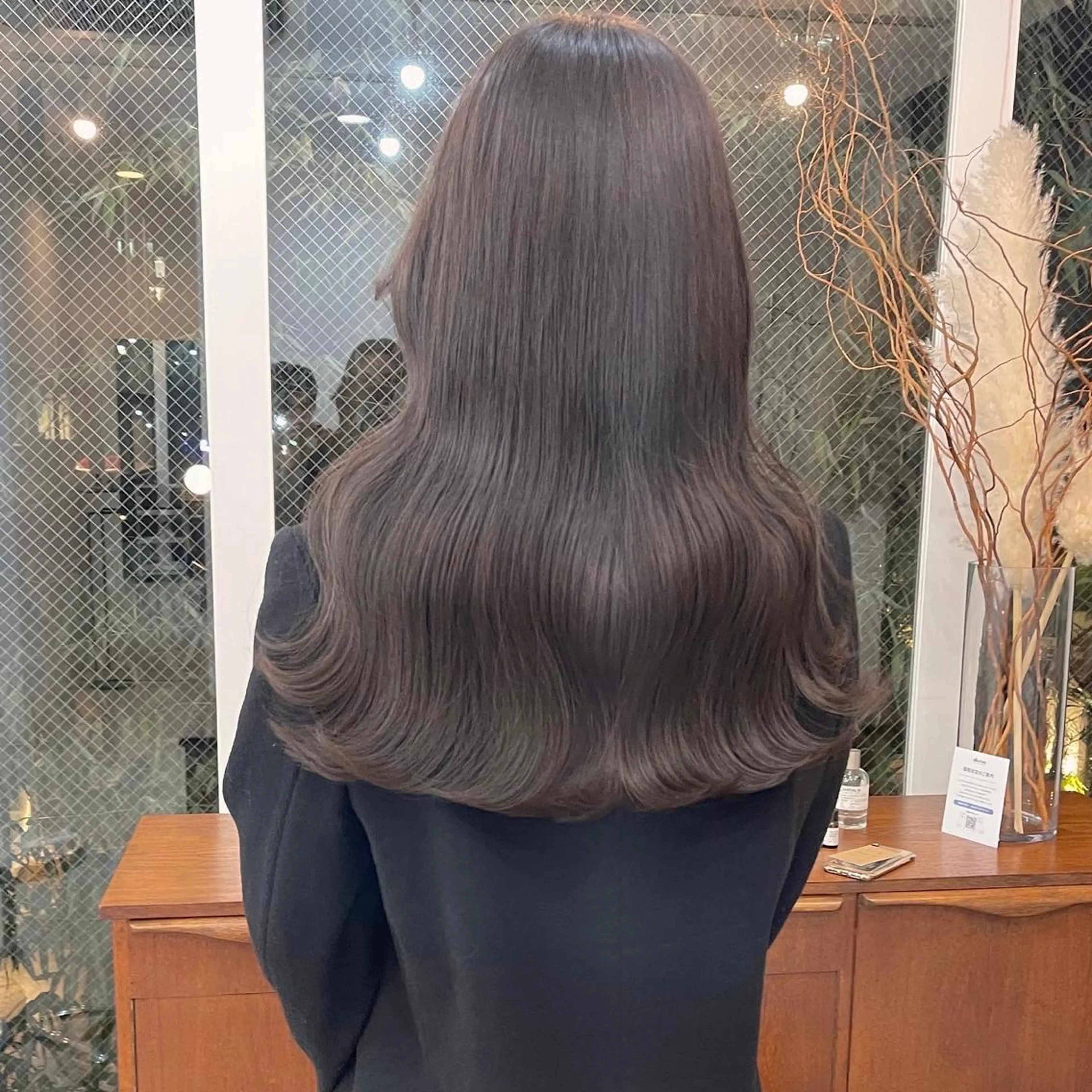 セミロング カラー ダブルカラー 髪質改善 トリートメント MURANAKA RYOのヘアスタイル