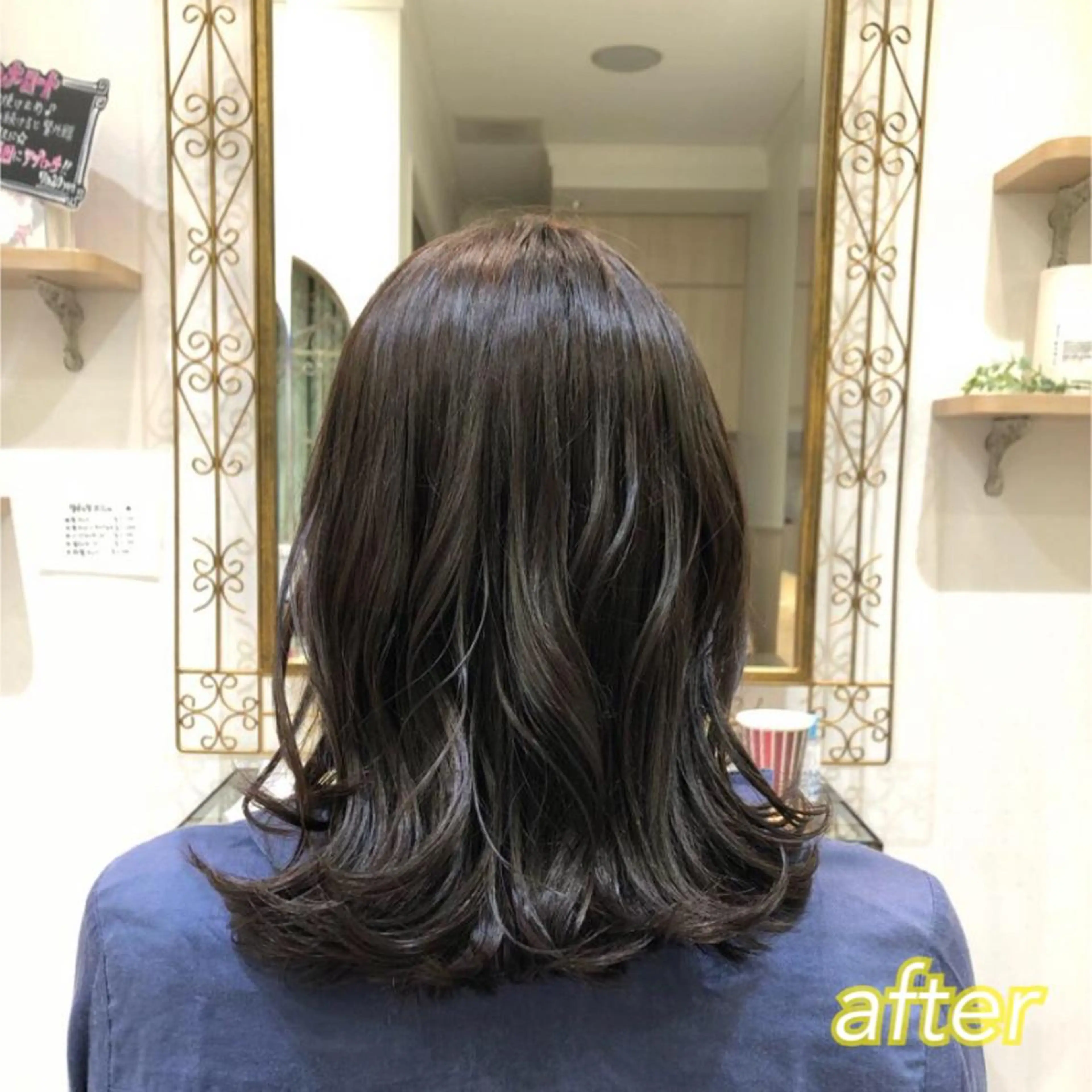 ミディアム カラー MYA 🤍kanaのヘアスタイル