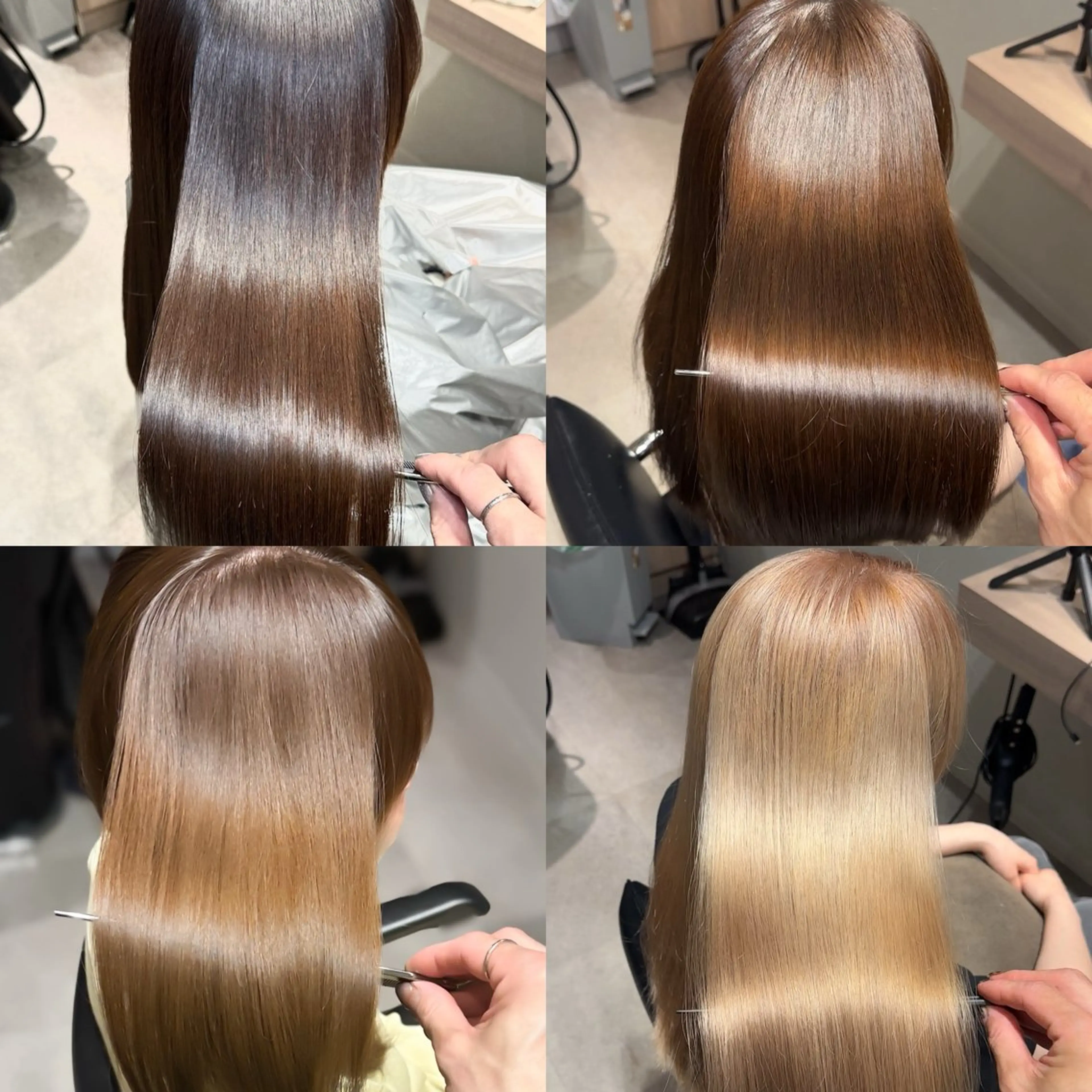 【平日1日1名限定お試し✨】カット＋髪質改善艶髪ケアカラー＋髪質改善TRの写真