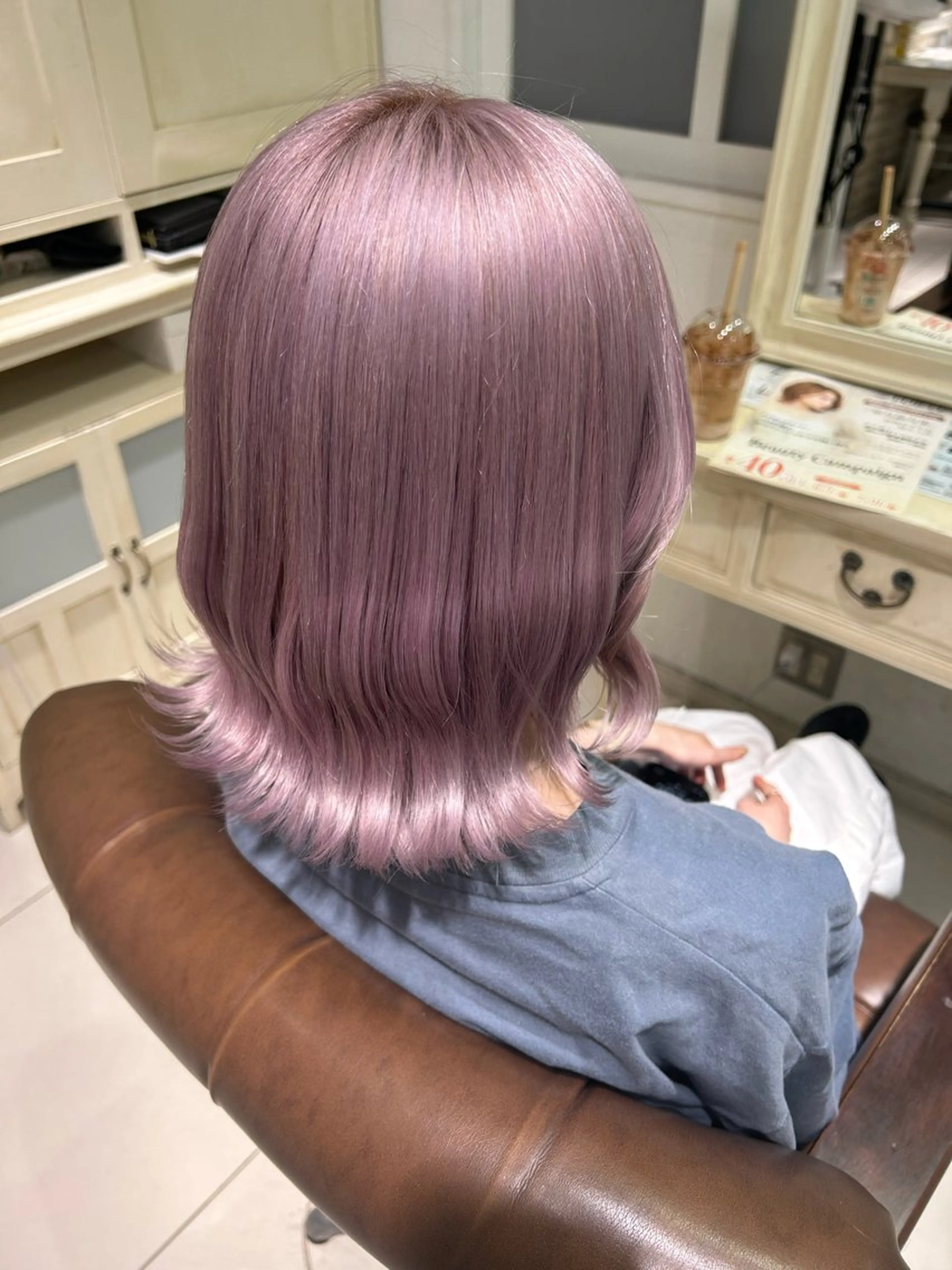 ハイトーンにしたい方🩷 ブリーチありダブルカラー🍒の写真