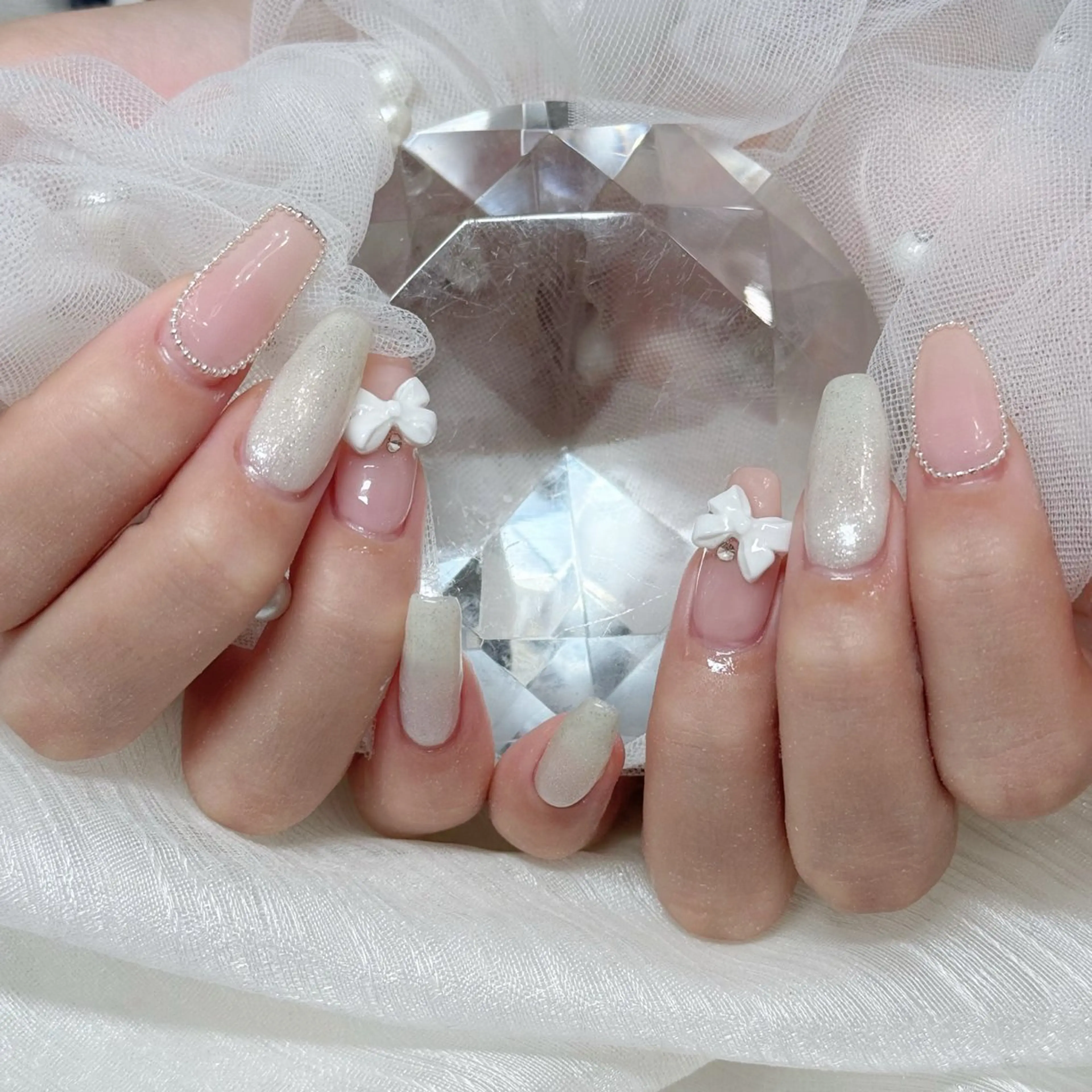 ネイル ハンドネイル 🎀Mai 🎀12/22空✩⡱のネイルデザイン