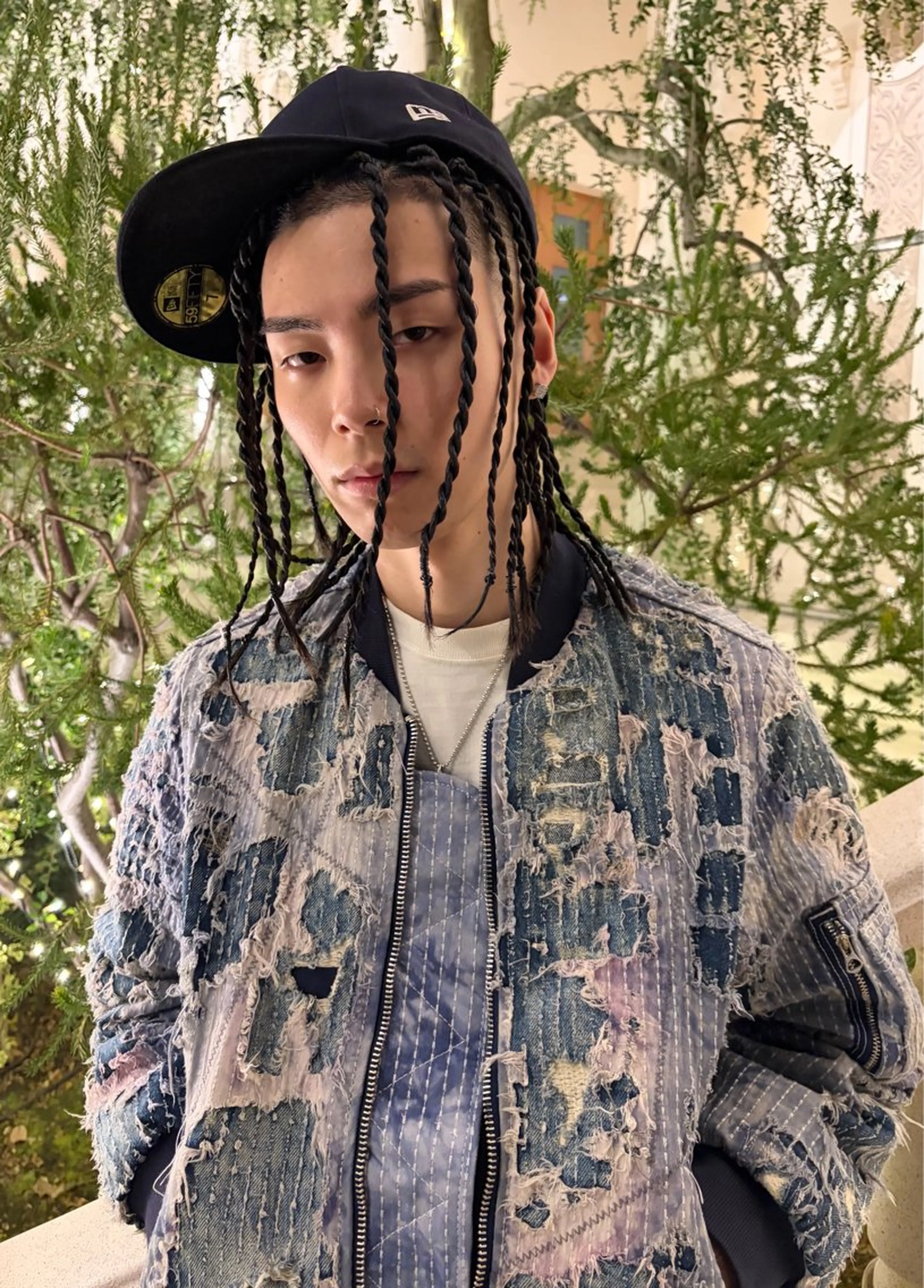 セミロング ヘアアレンジ メンズ ヘアセット SALOWIN 神宮前５丁目店所属・メンズ/特殊ヘア パーマ🕷️小夏貴也のヘアスタイル