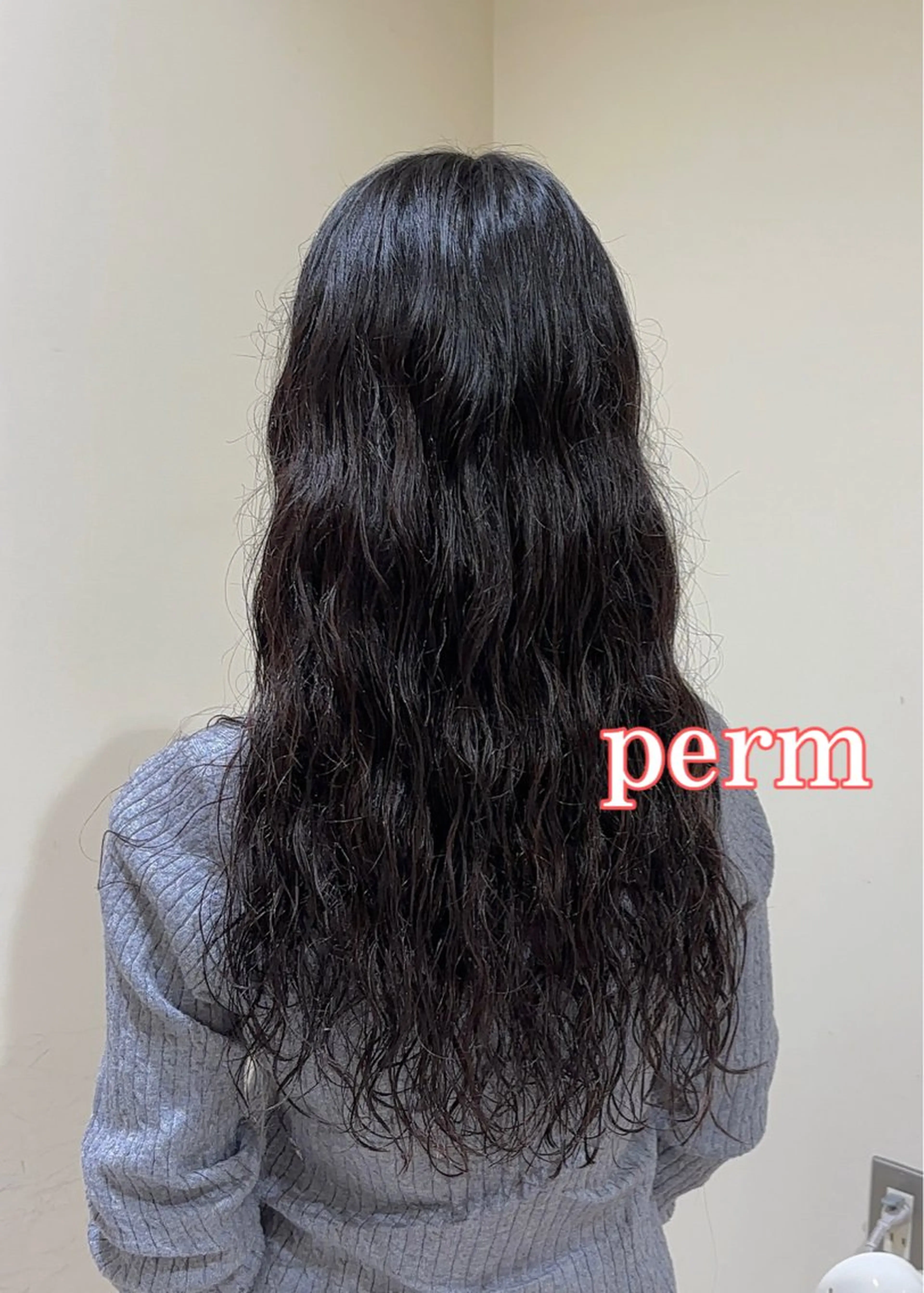 ロング パーマ カット パーマ CYAN.栄店所属・パーマ/髪質改善 【榎本千夏】のヘアスタイル