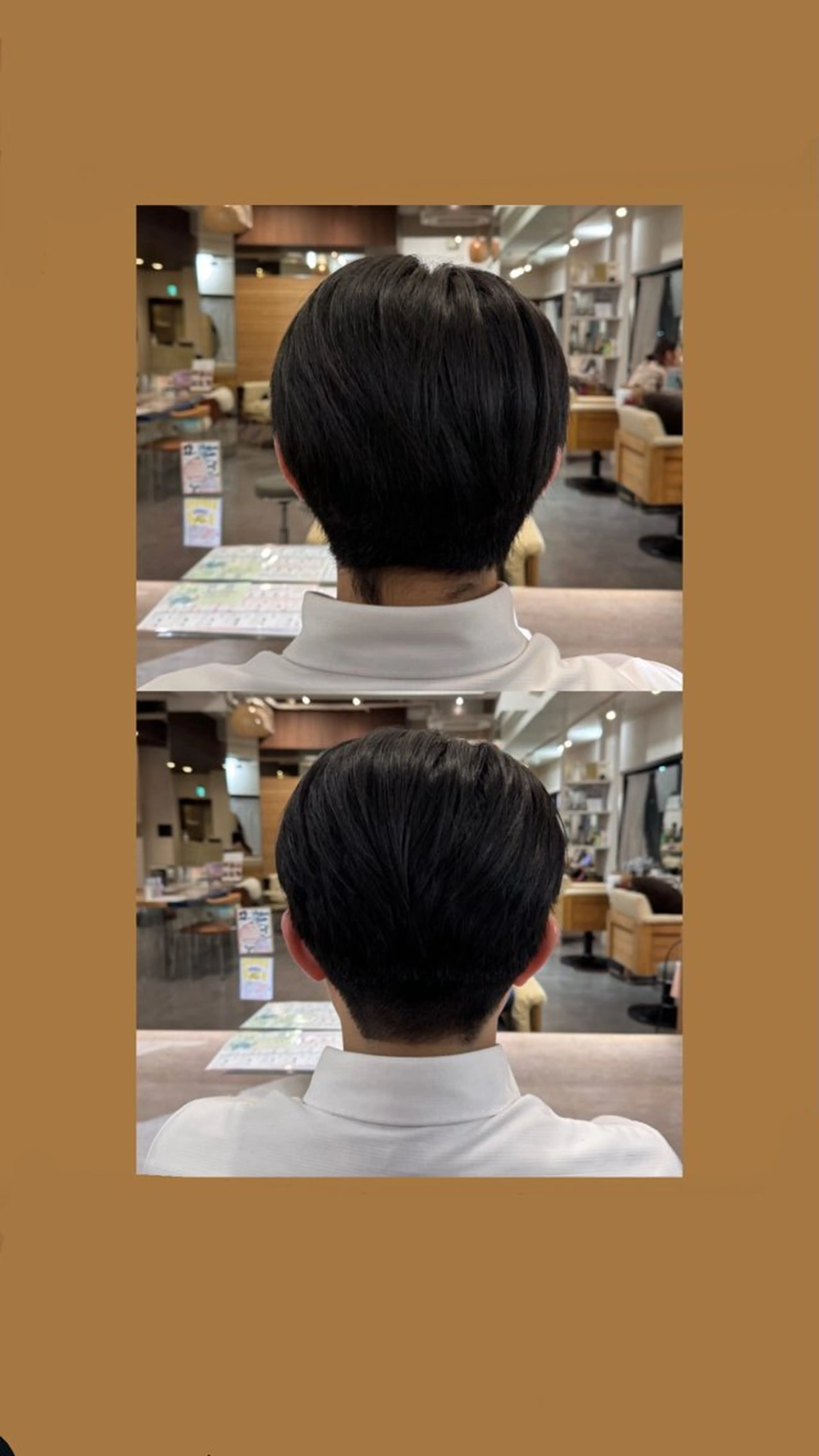 ショート メンズ 有木 七海のヘアスタイル