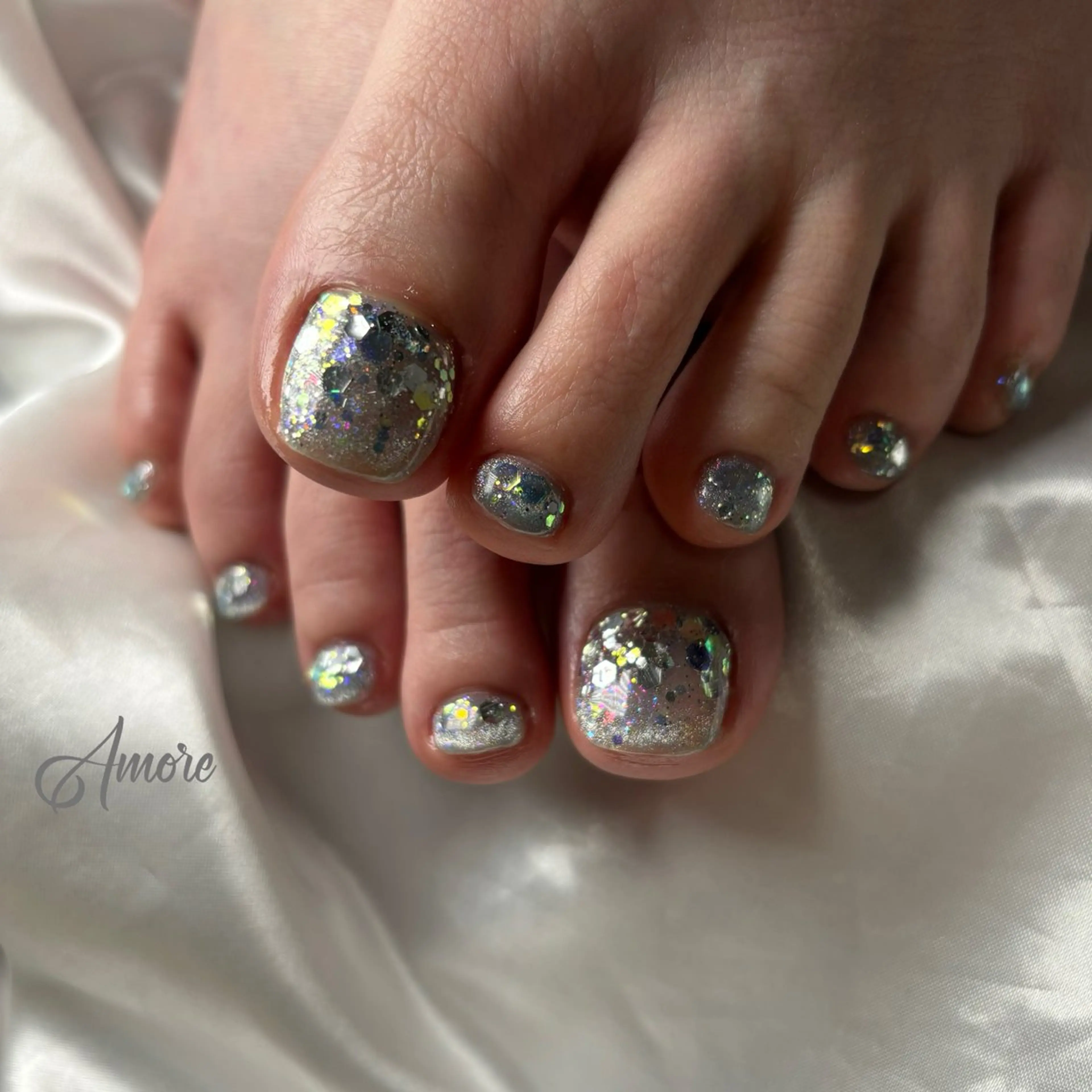 ネイル ジェルネイル キラキラネイル 韓国ネイル マグネットネイル パラジェル You kyehwaのネイルデザイン