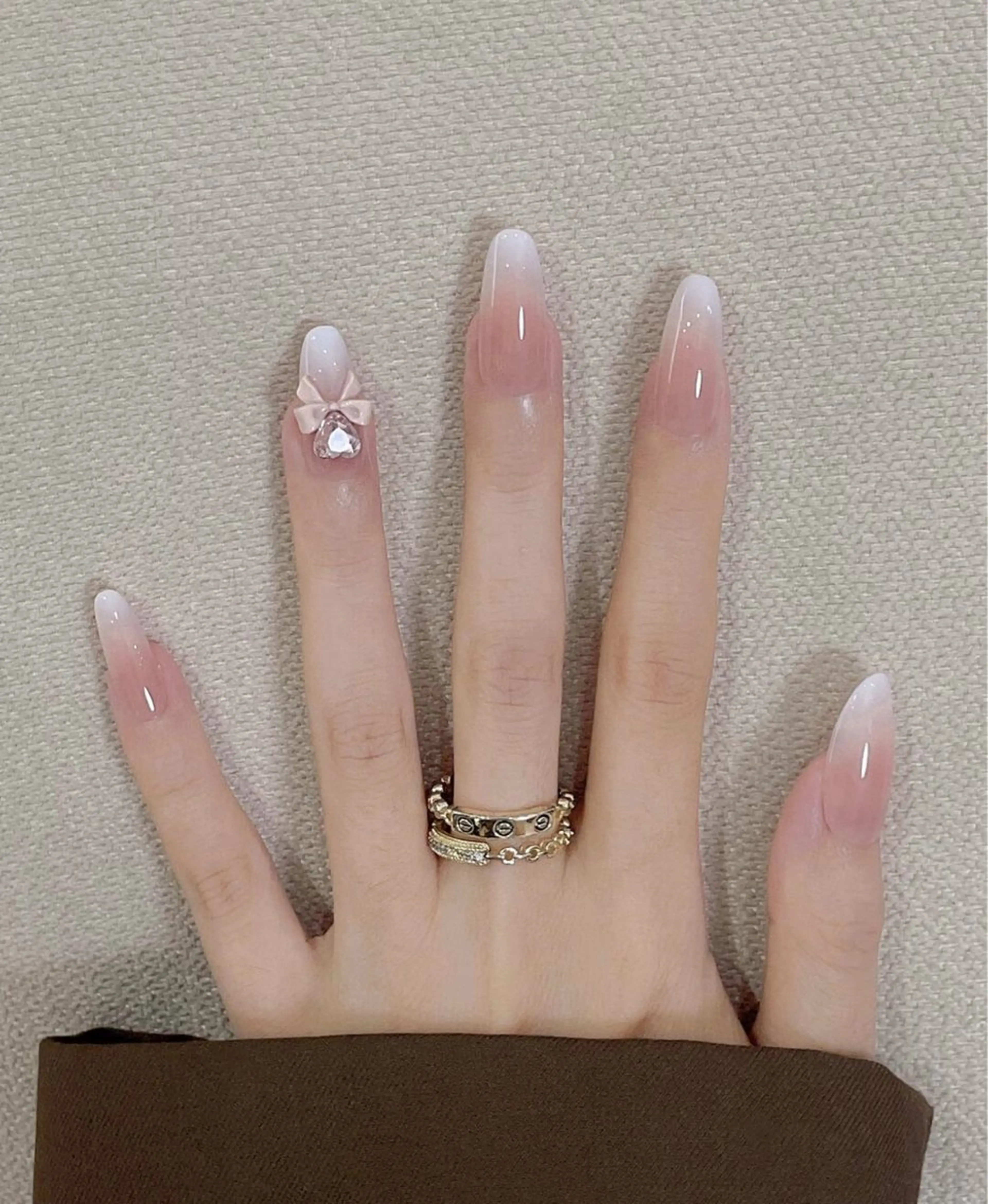 ネイル 韓国ネイル 持ち込み ニュアンスネイル ネイルチップ ハンドネイル TABI ANA.CHUOのネイルデザイン