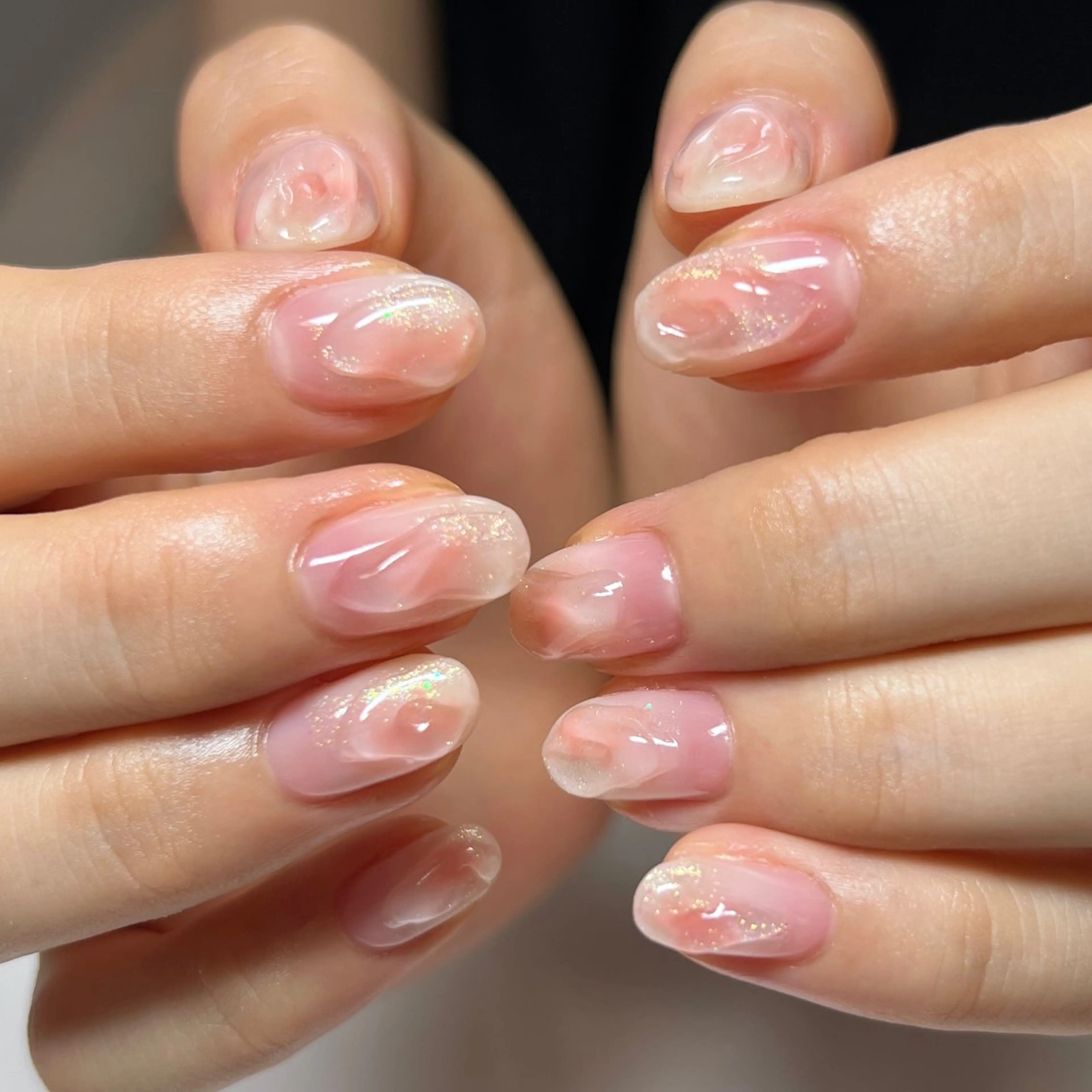 ネイル ニュアンスネイル ぷっくりネイル ハンドネイル REHTOF ｜朝7時Open☀️のネイルデザイン