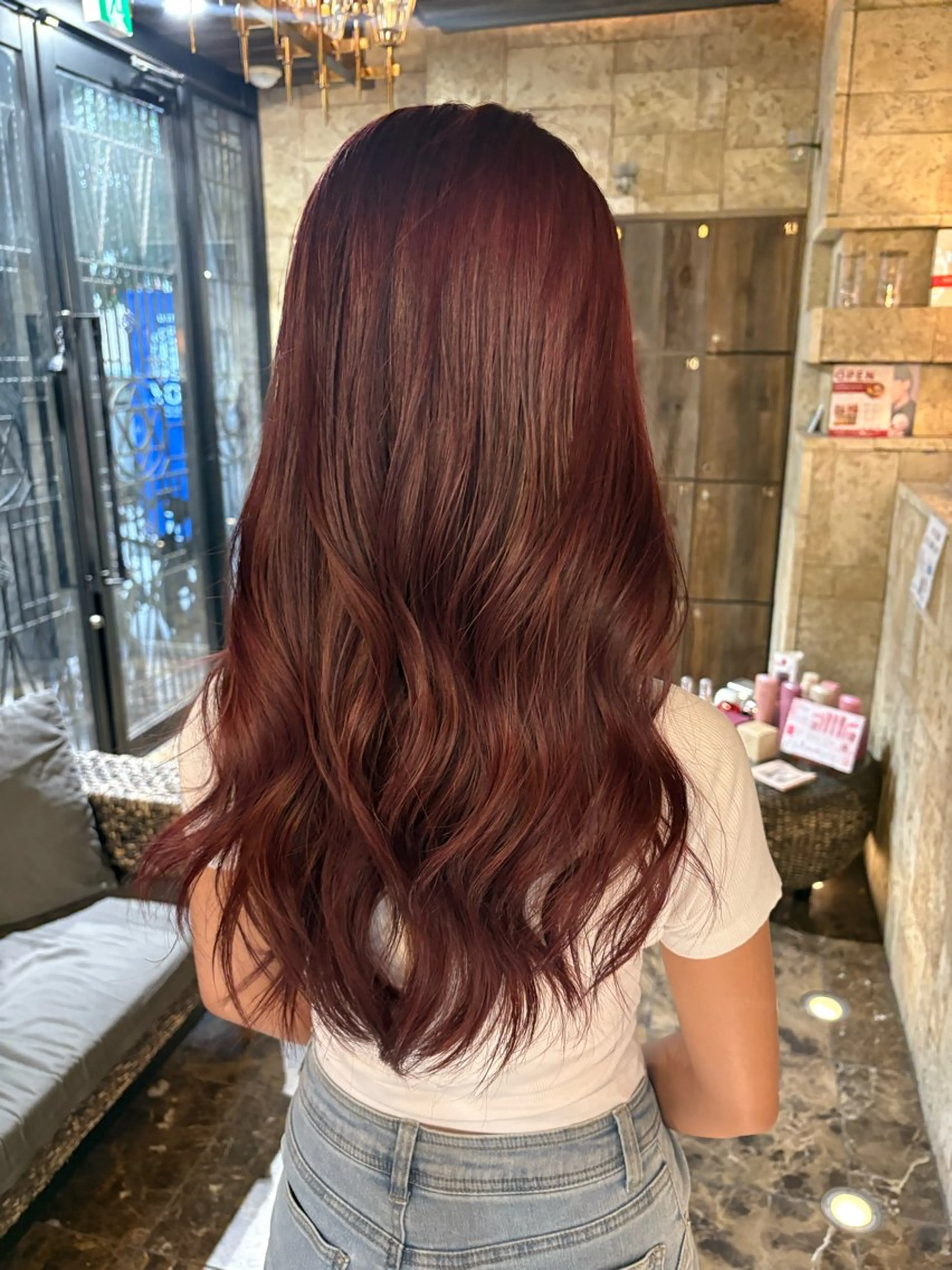 ロング カラー ヘアアレンジ 髙橋 リナ‪のヘアスタイル