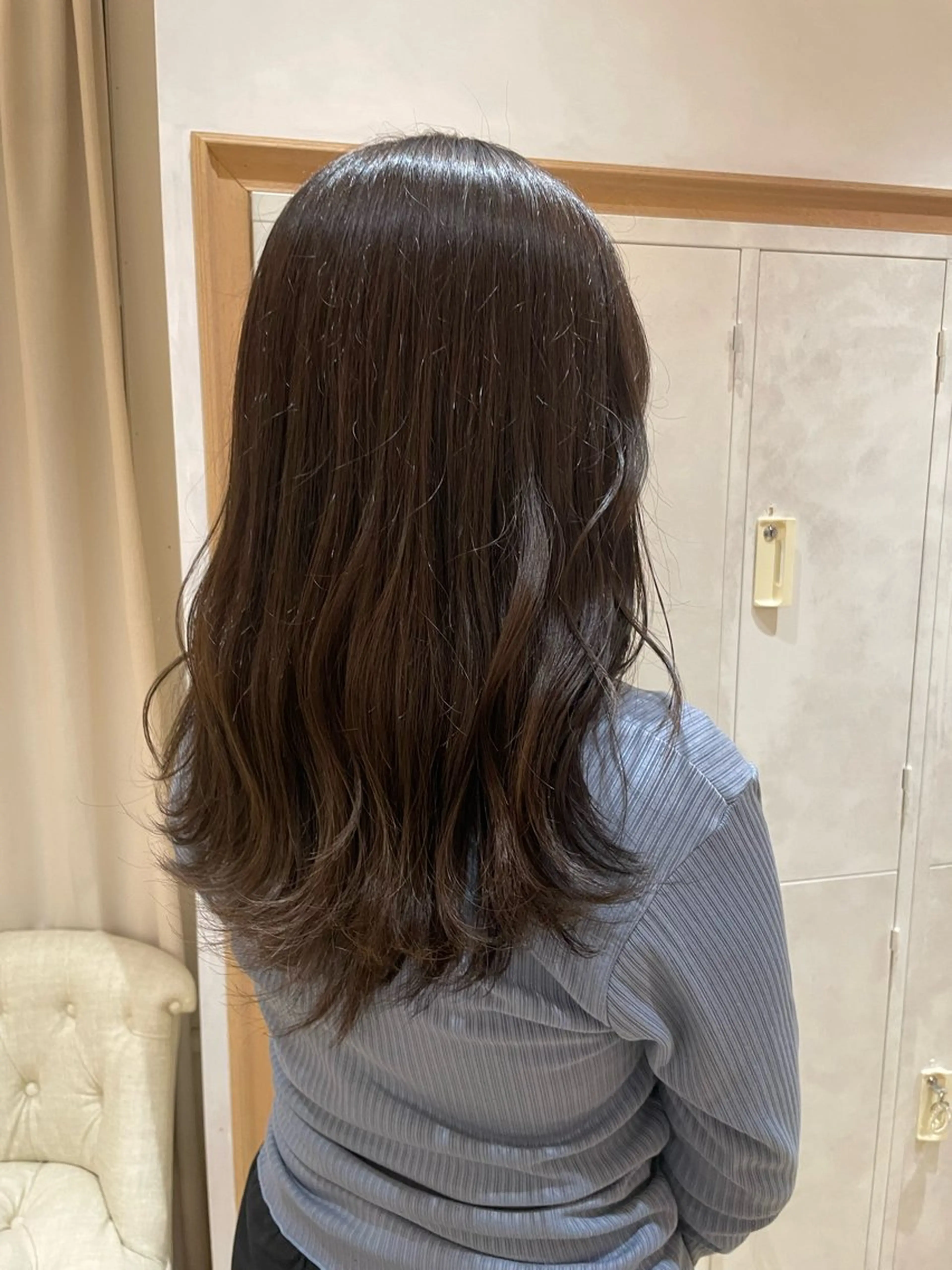 セミロング カット ヘアカラー トリートメント Luana難波 🫧NOAのヘアスタイル