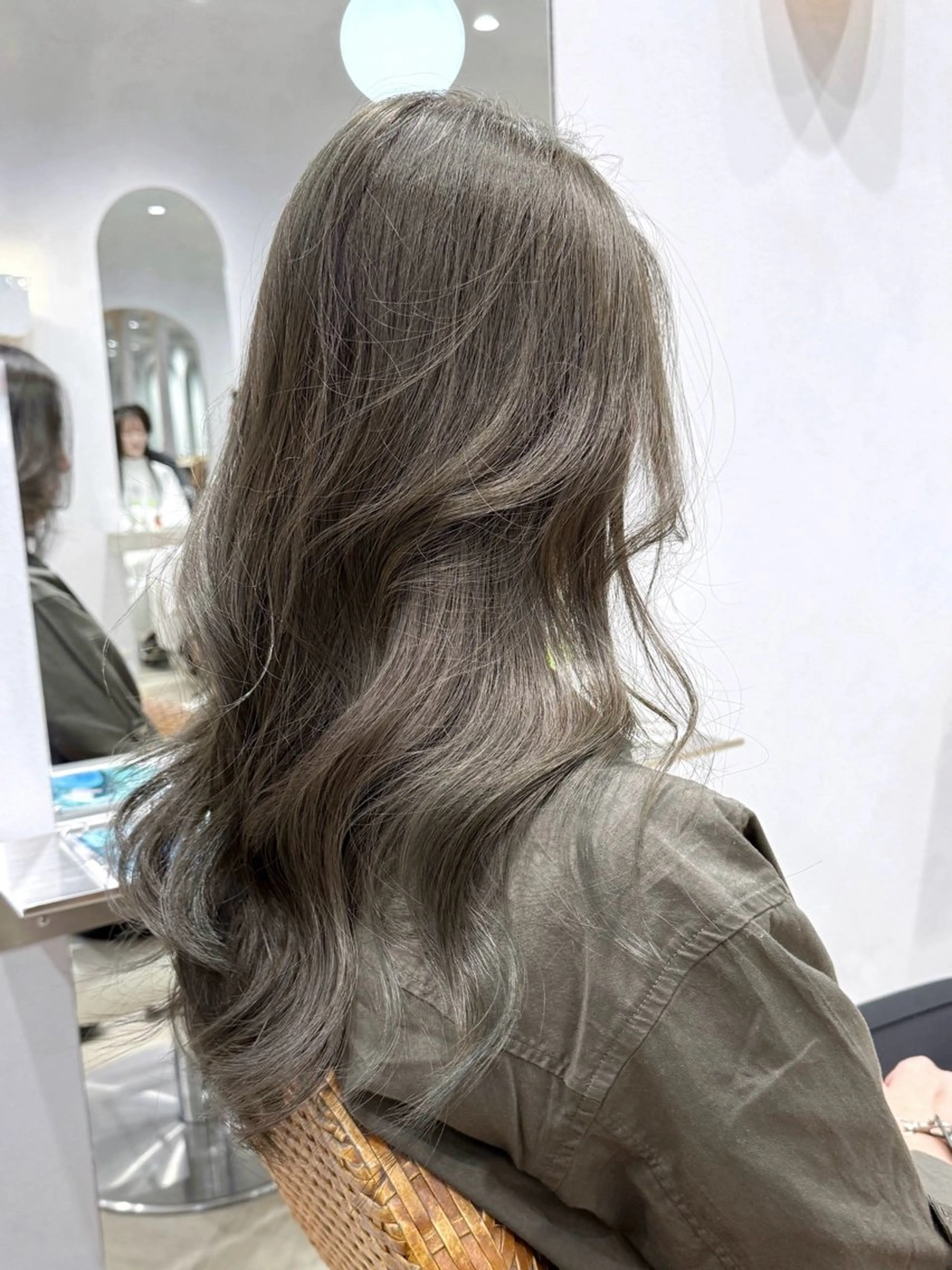 グレージュカラー🐺➕オージュア4STEPトリートメント✨の写真