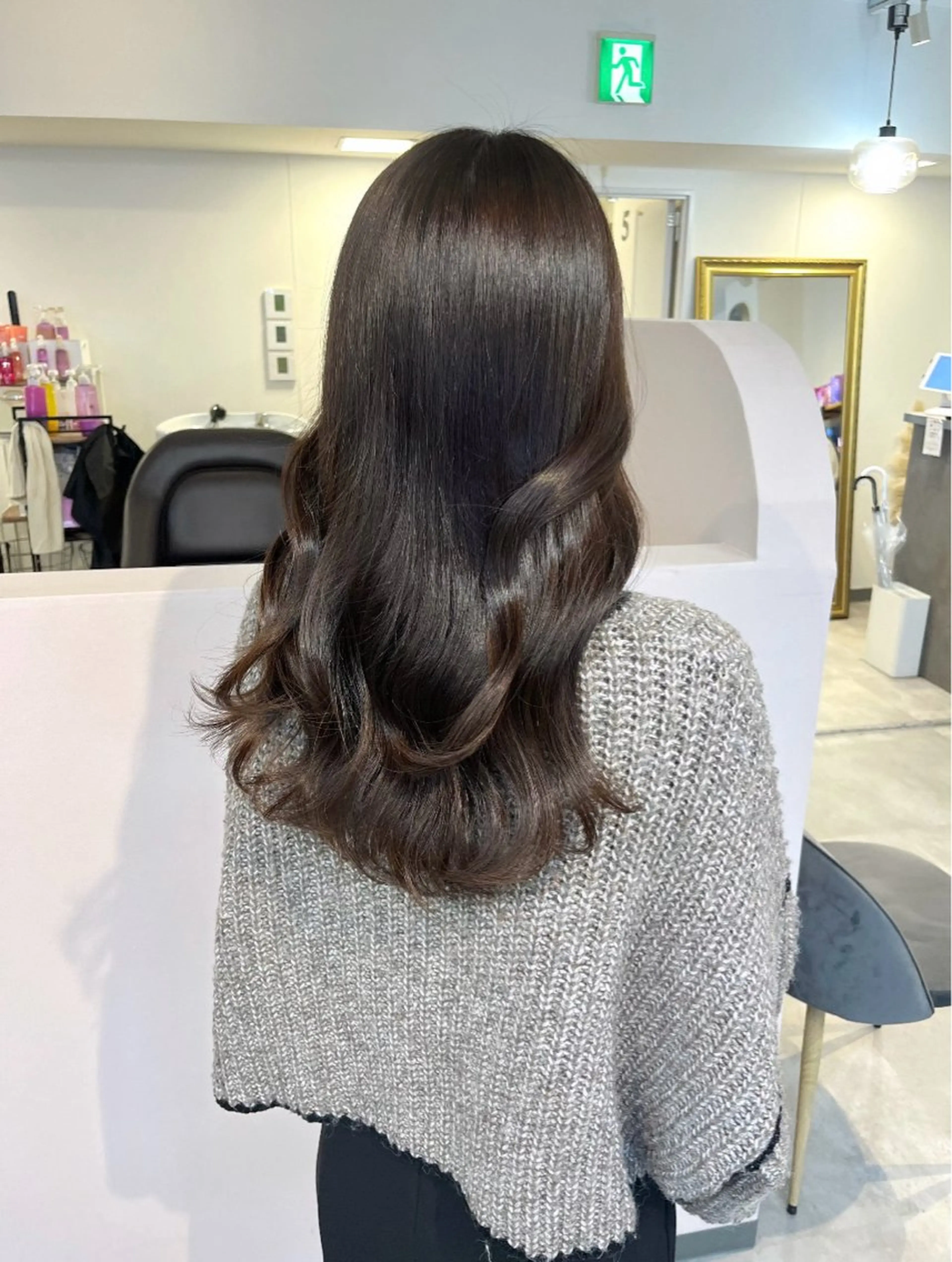 ロング カット ヘアカラー トリートメント 当日予約◎ risaのヘアスタイル