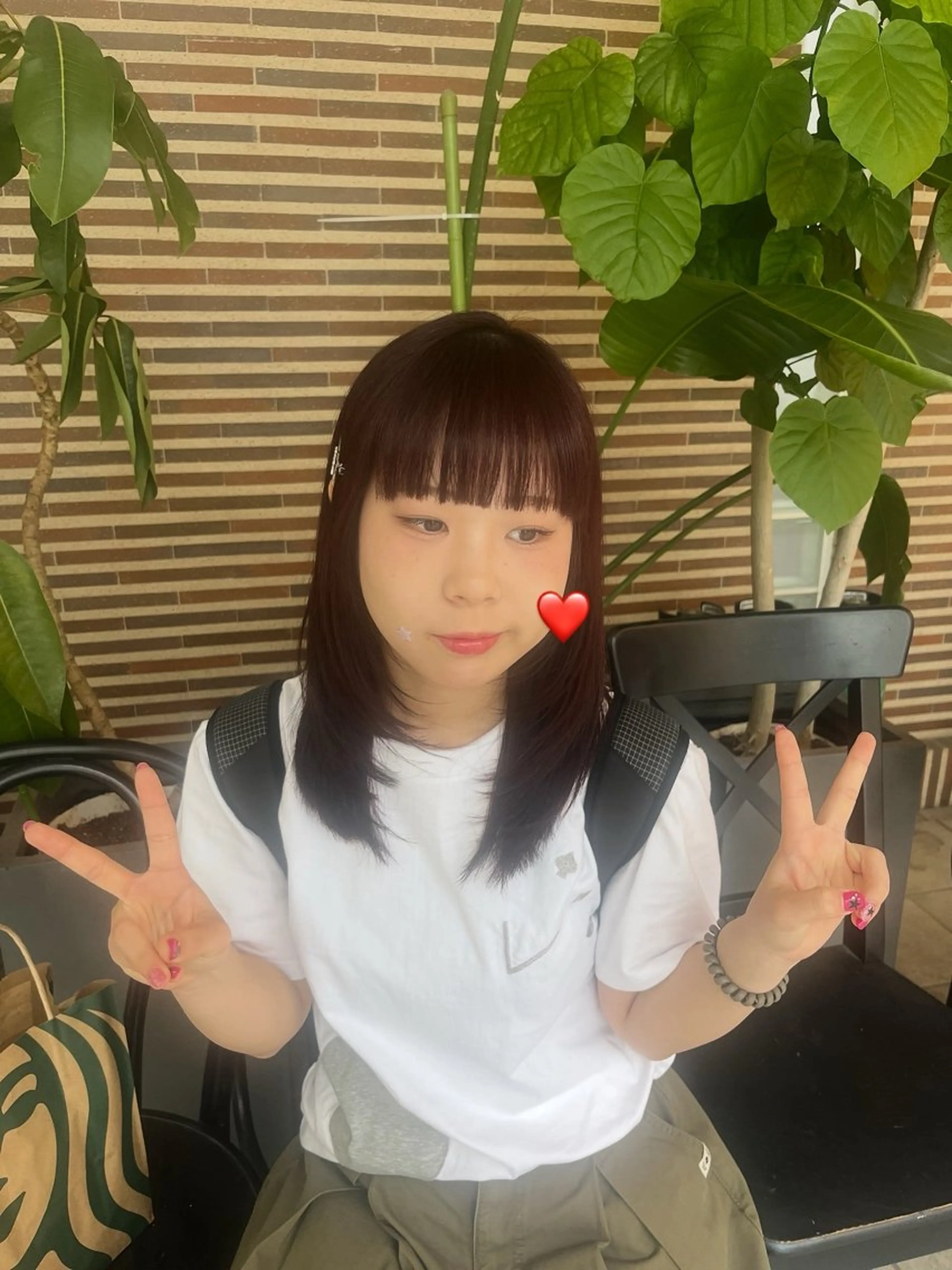 セミロング ヘアカラー 🎀Daisy🎀 はやしれいのヘアスタイル