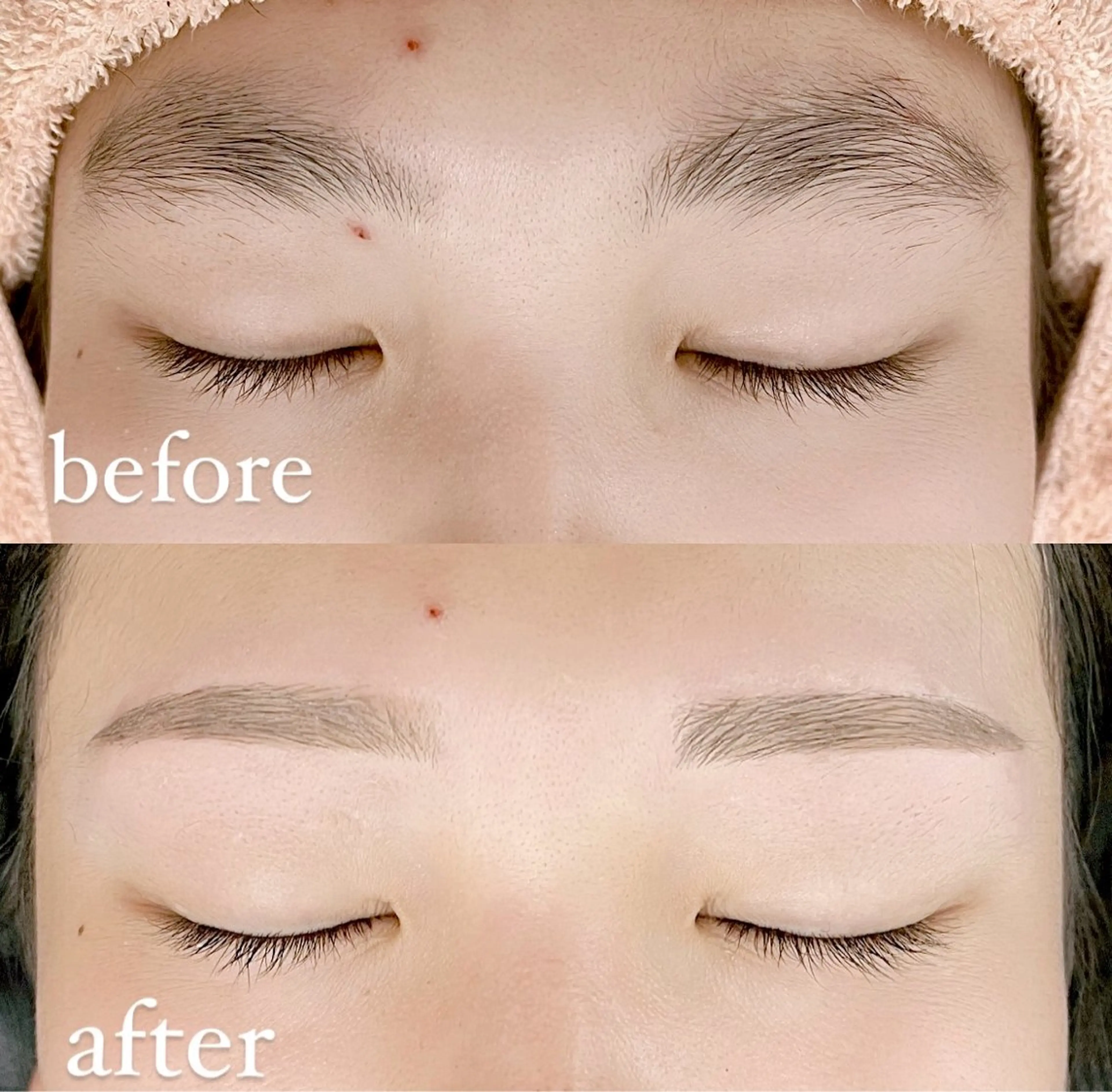 【眉毛Wax+高保湿ジェルパック付き🩵】の写真