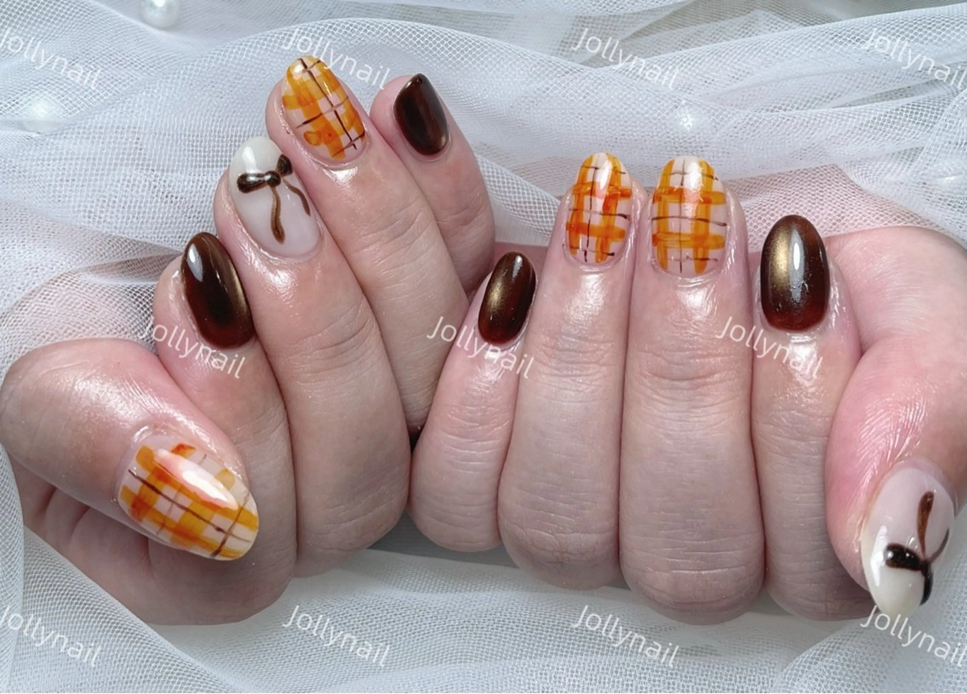 ネイル Jolly Nail Salon ジェル&長さ出し専門所属・ア ヤのネイルデザイン