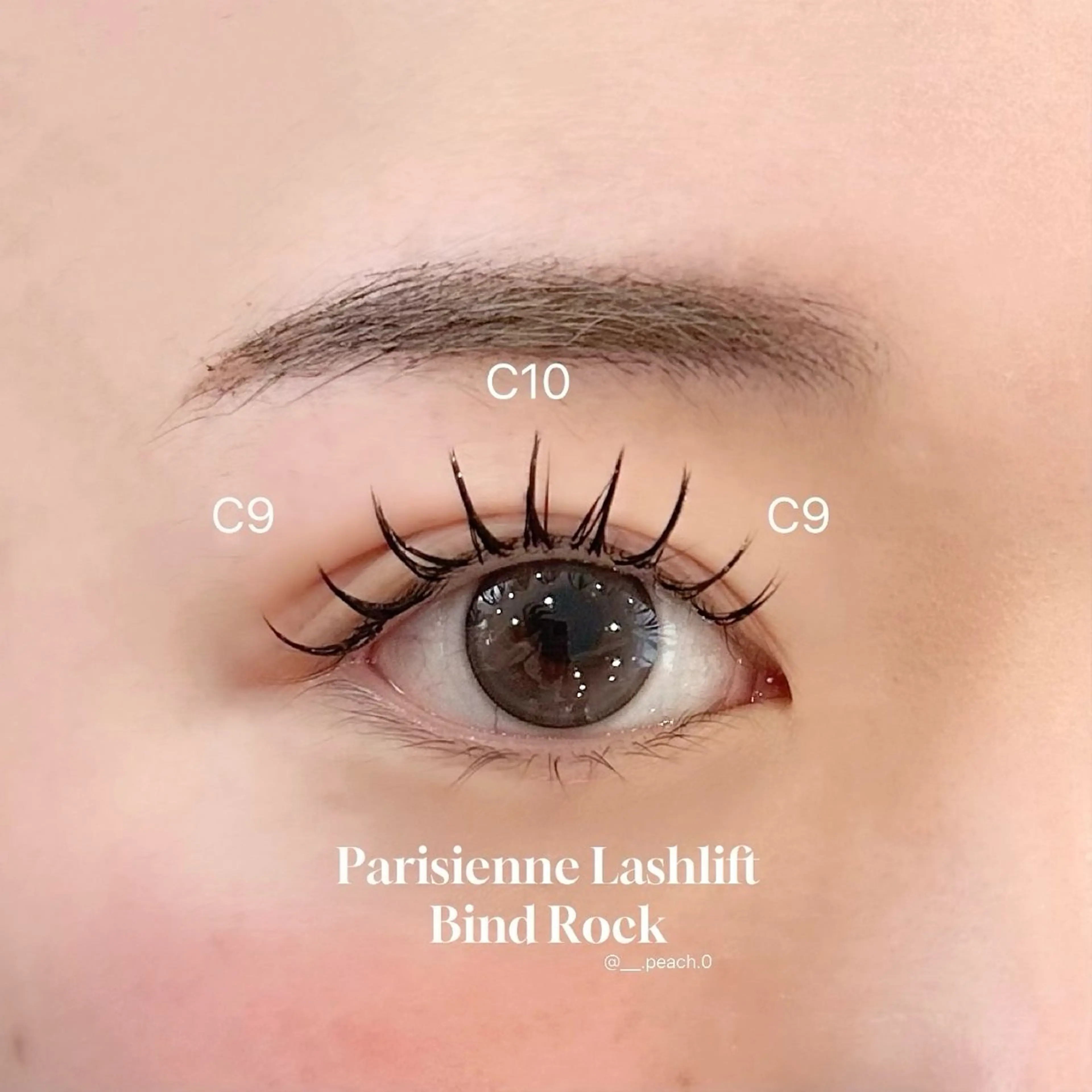 マツエク・マツパ バインドロック ナチュラル マツエク Olivia 村上のマツエク・マツパデザイン