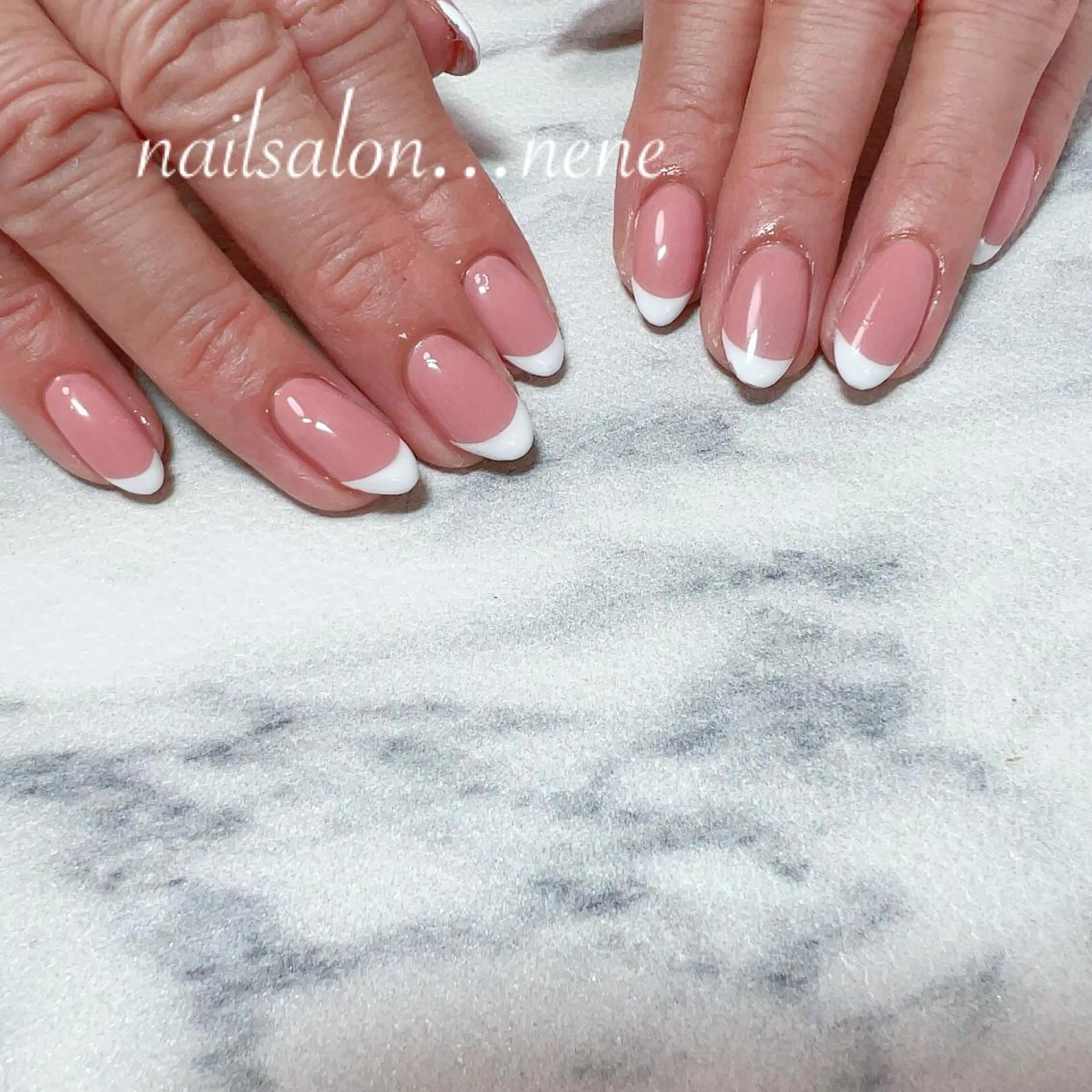 ネイル フレンチネイル nailsalon ...neneのネイルデザイン